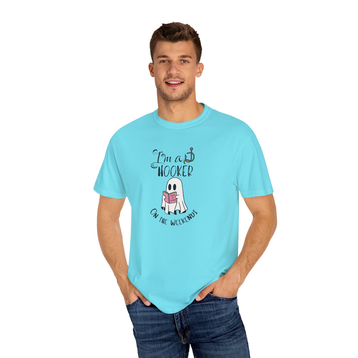 Just Chillin Book Lover ghost T-shirt