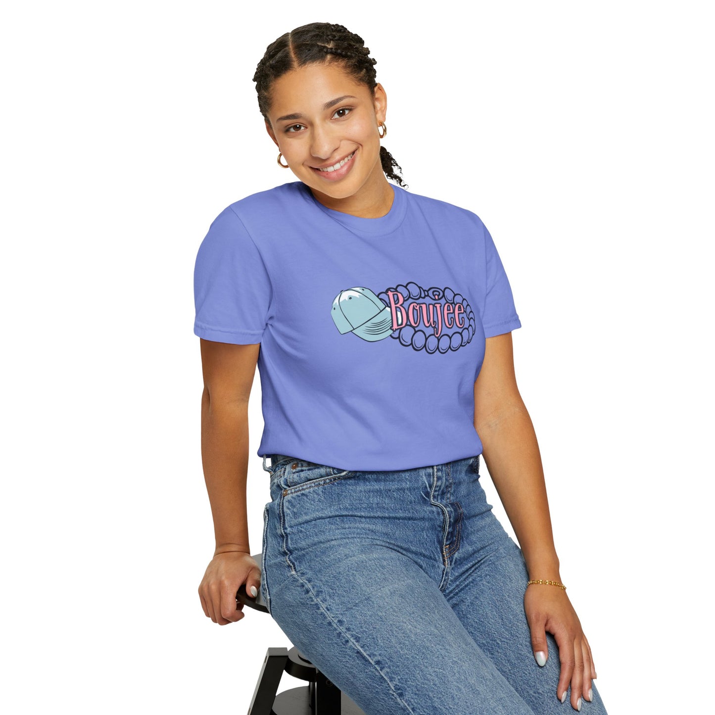 Boujee Pearls, Unisex Garment-Dyed T-shirt