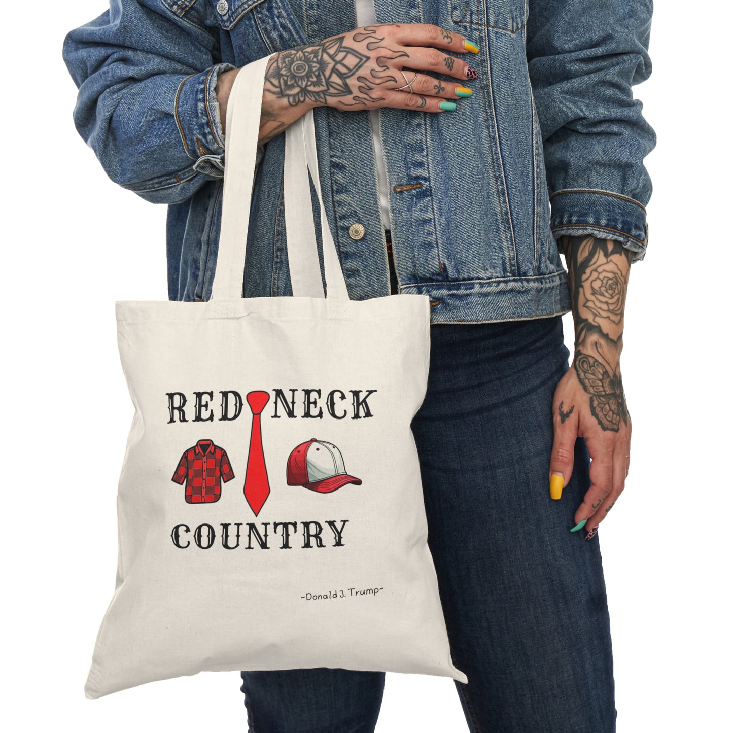 Trum Redneck Country American Tote