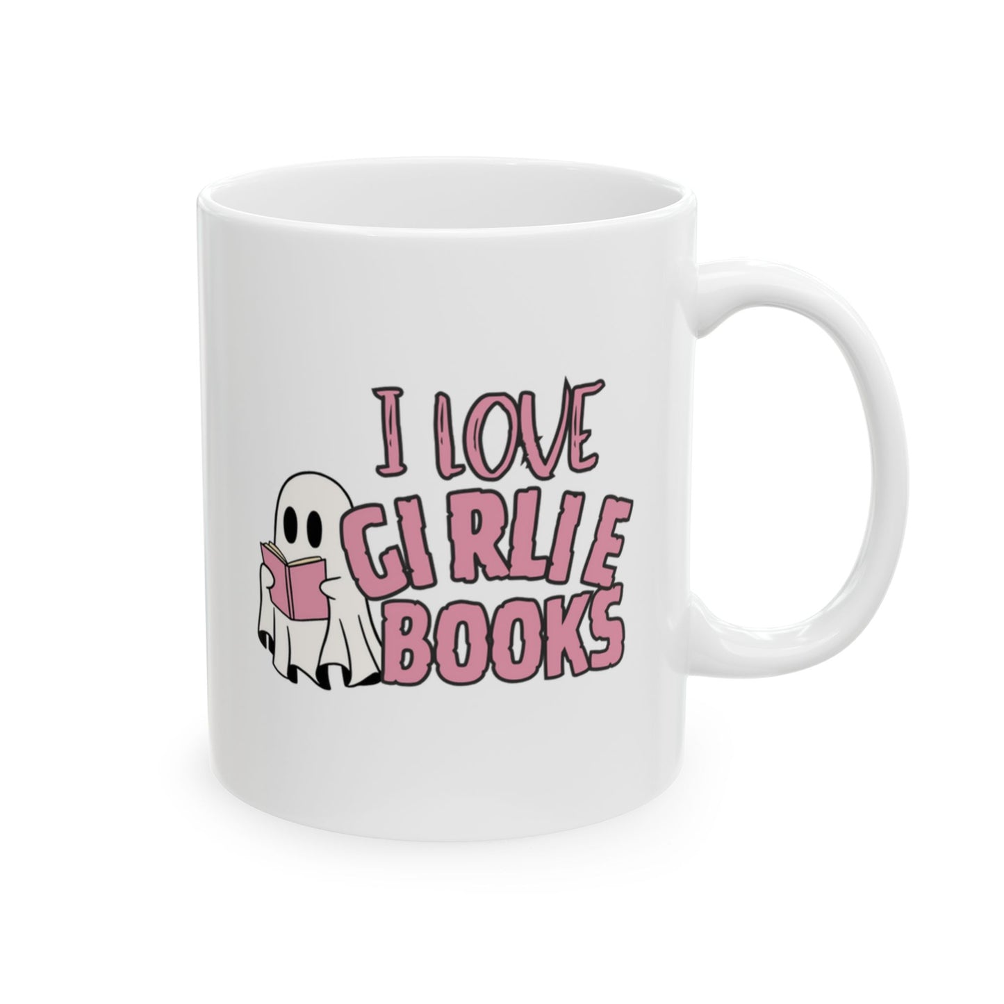 Girlie Booker Hooker Booker Coffee Book lover Ceramic Mug,