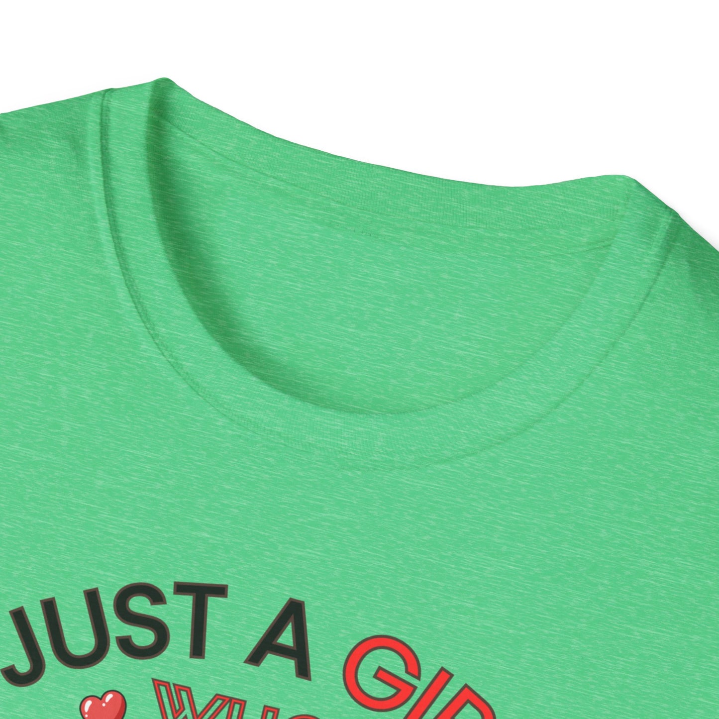 Just a Girl Cats, Unisex Softstyle T-Shirt