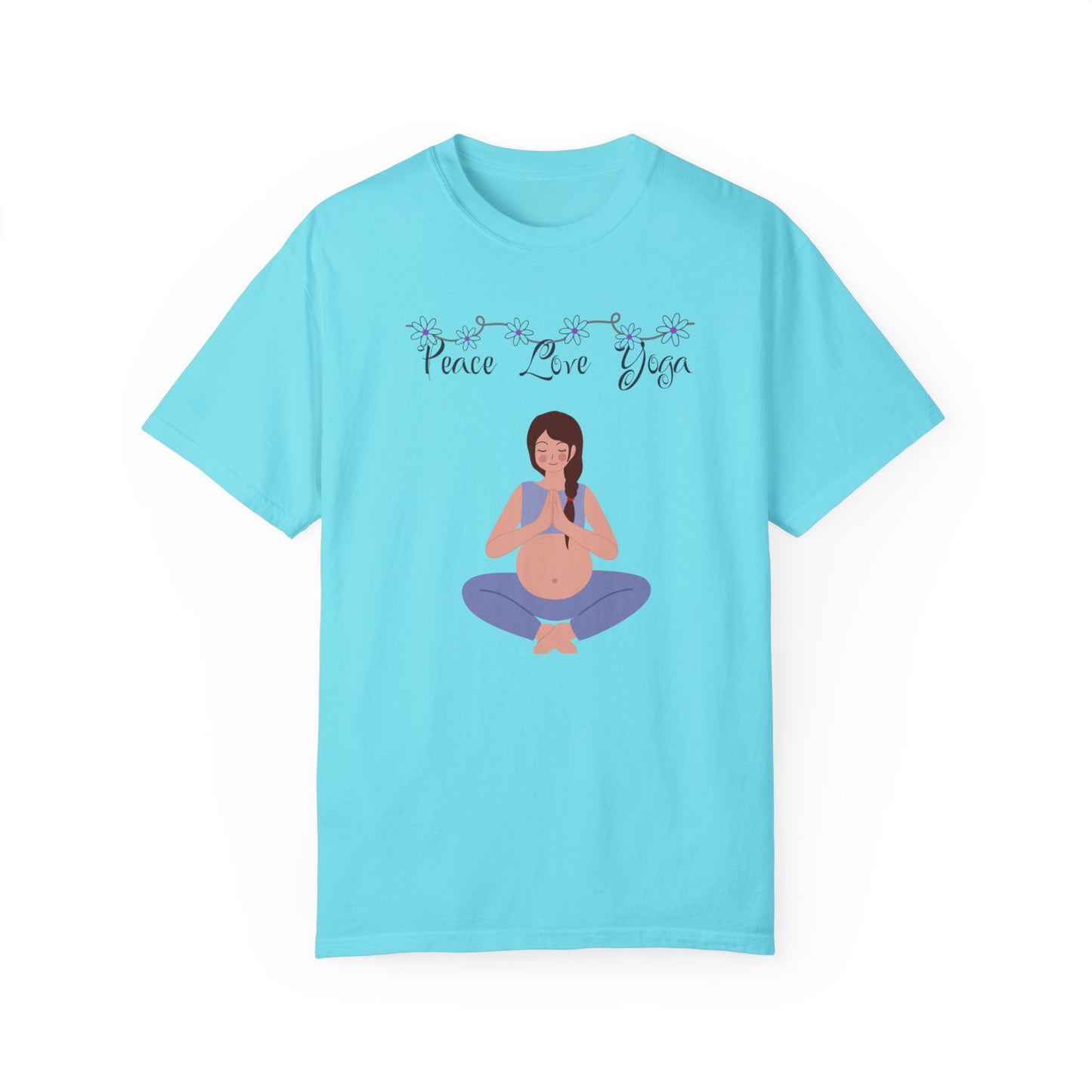 Peace Love and Pregnant Yoga Collection T- Shirt