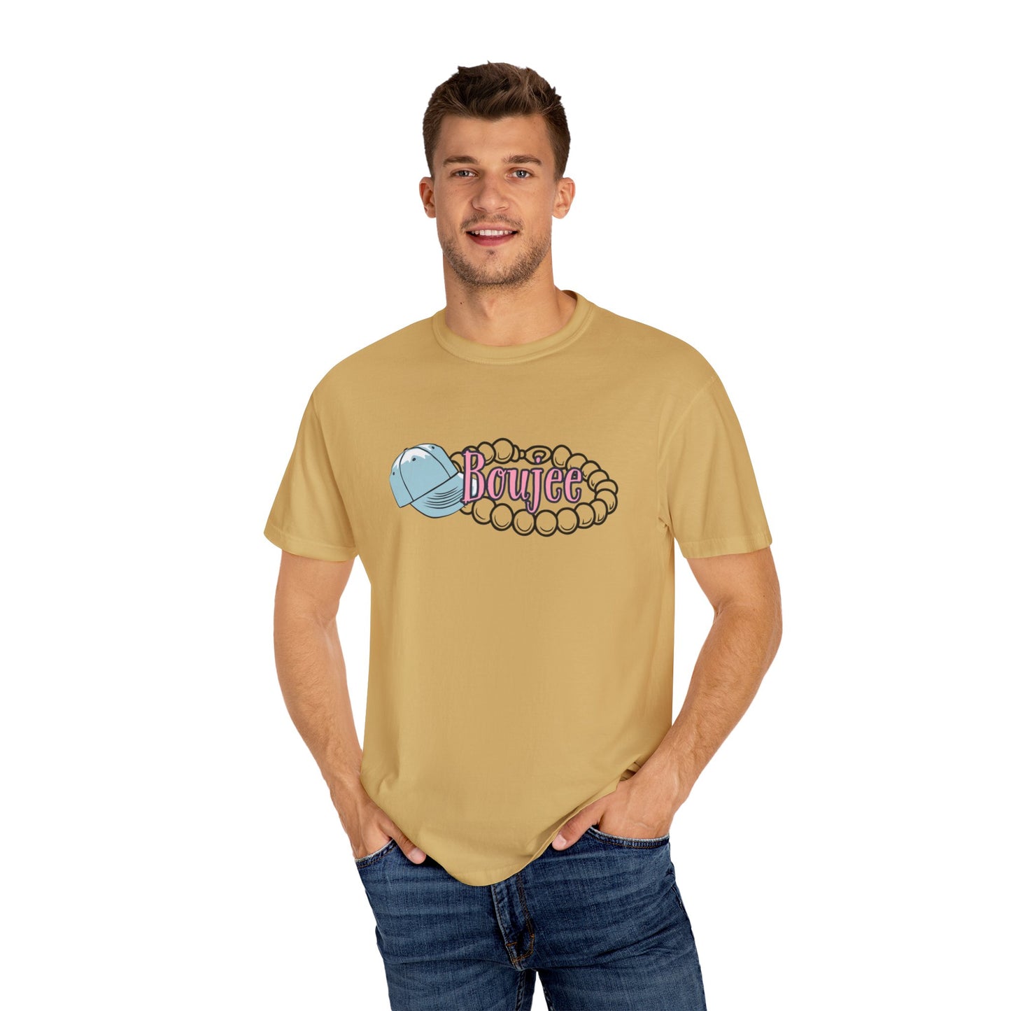 Boujee Pearls, Unisex Garment-Dyed T-shirt