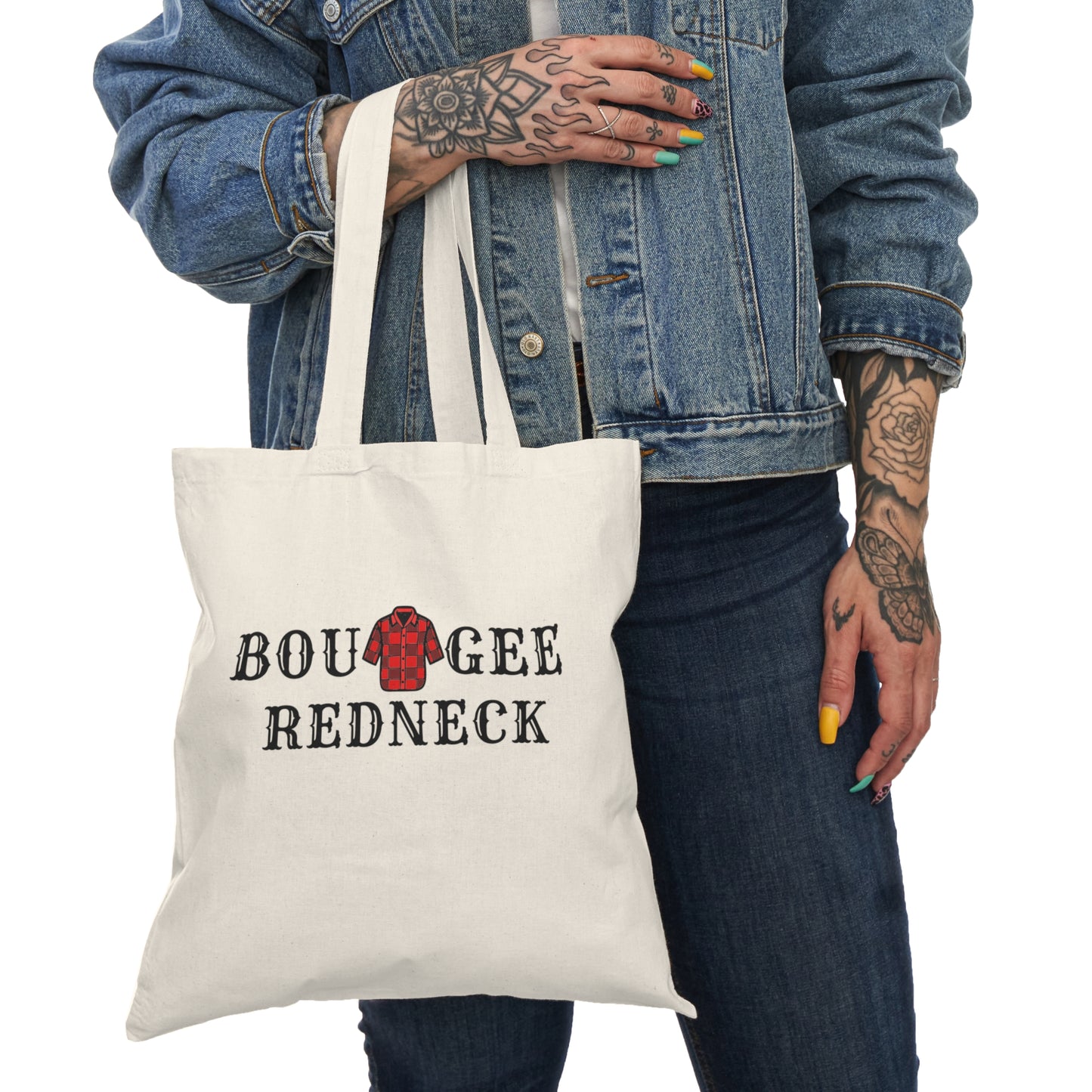 Boujee Redneck Plaid American Tote