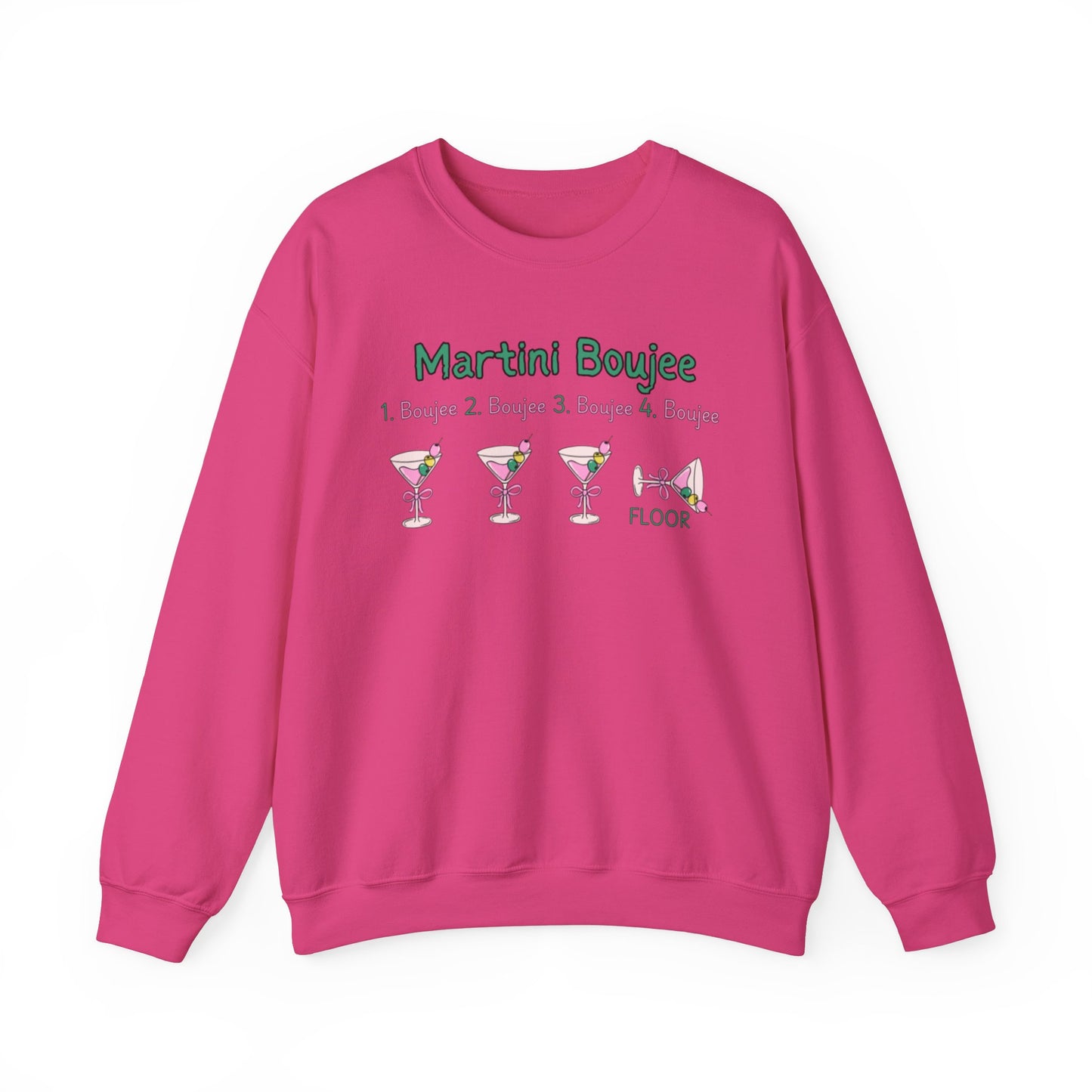 Martini Boujee Nights Christmas Sweatshirt