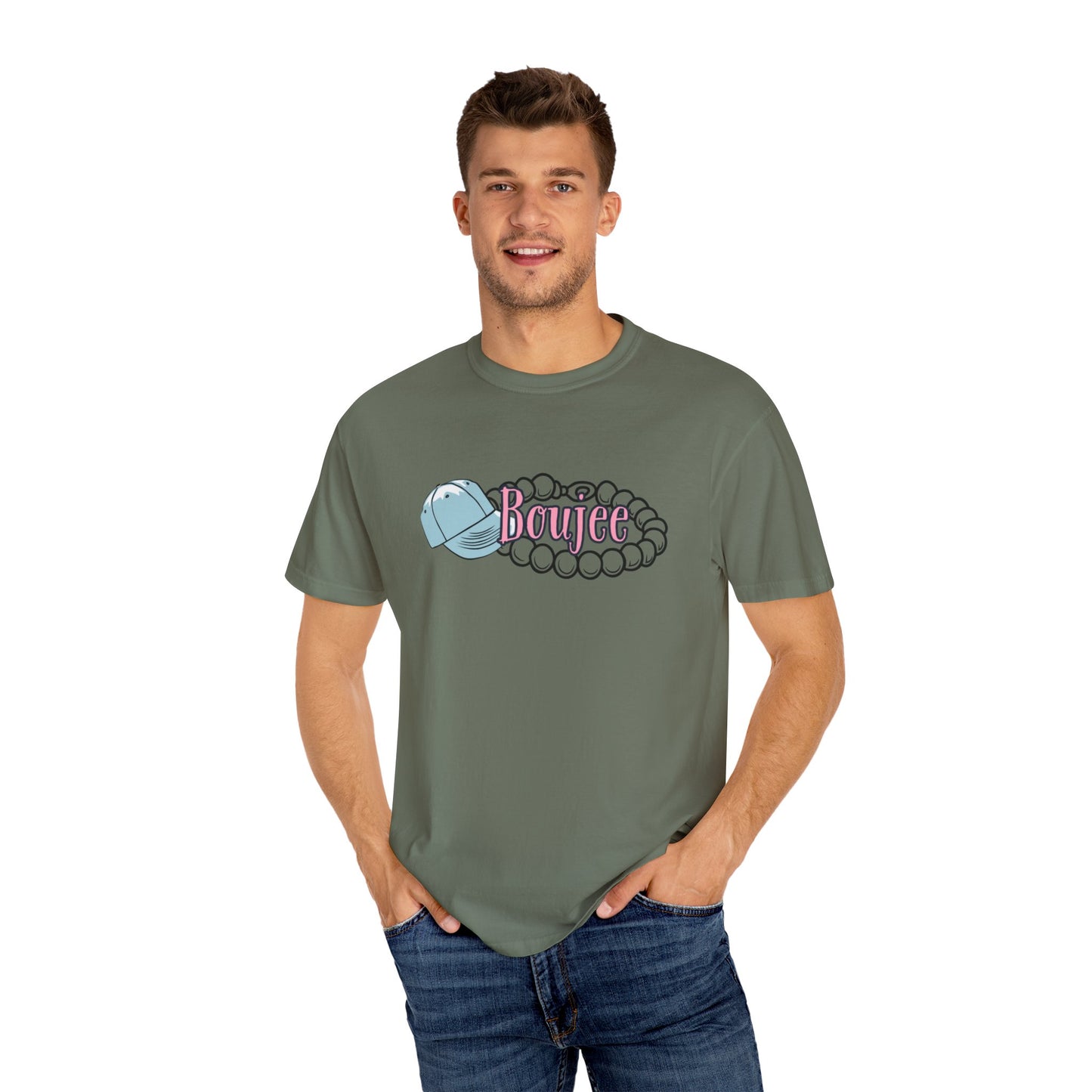 Boujee Pearls, Unisex Garment-Dyed T-shirt
