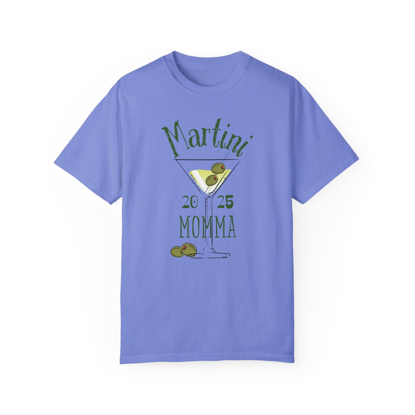 Martini Momma, Unisex Garment-Dyed T-shirt