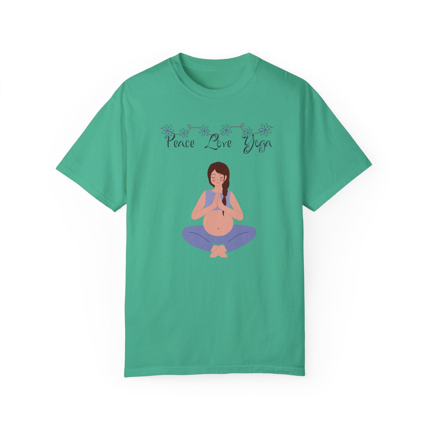 Peace Love and Pregnant Yoga Collection T- Shirt
