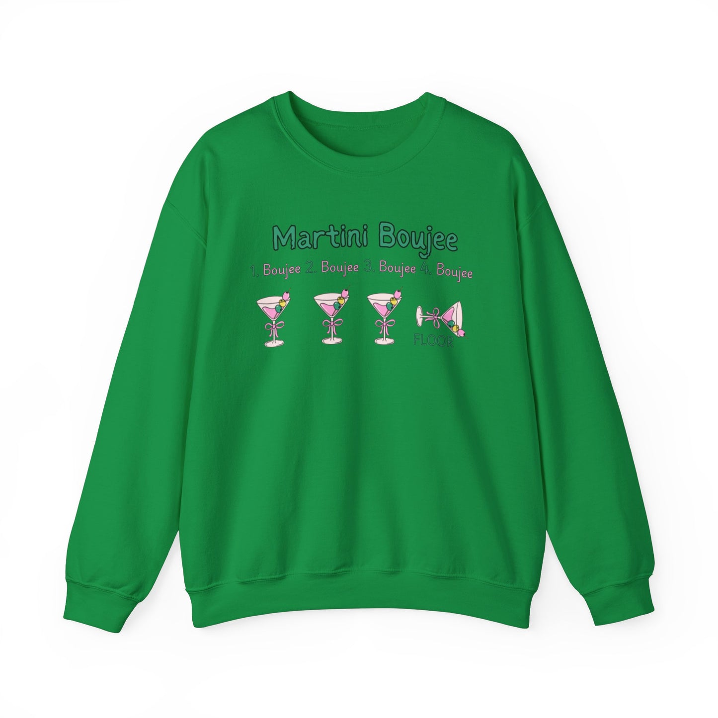 Martini Boujee Nights Christmas Sweatshirt