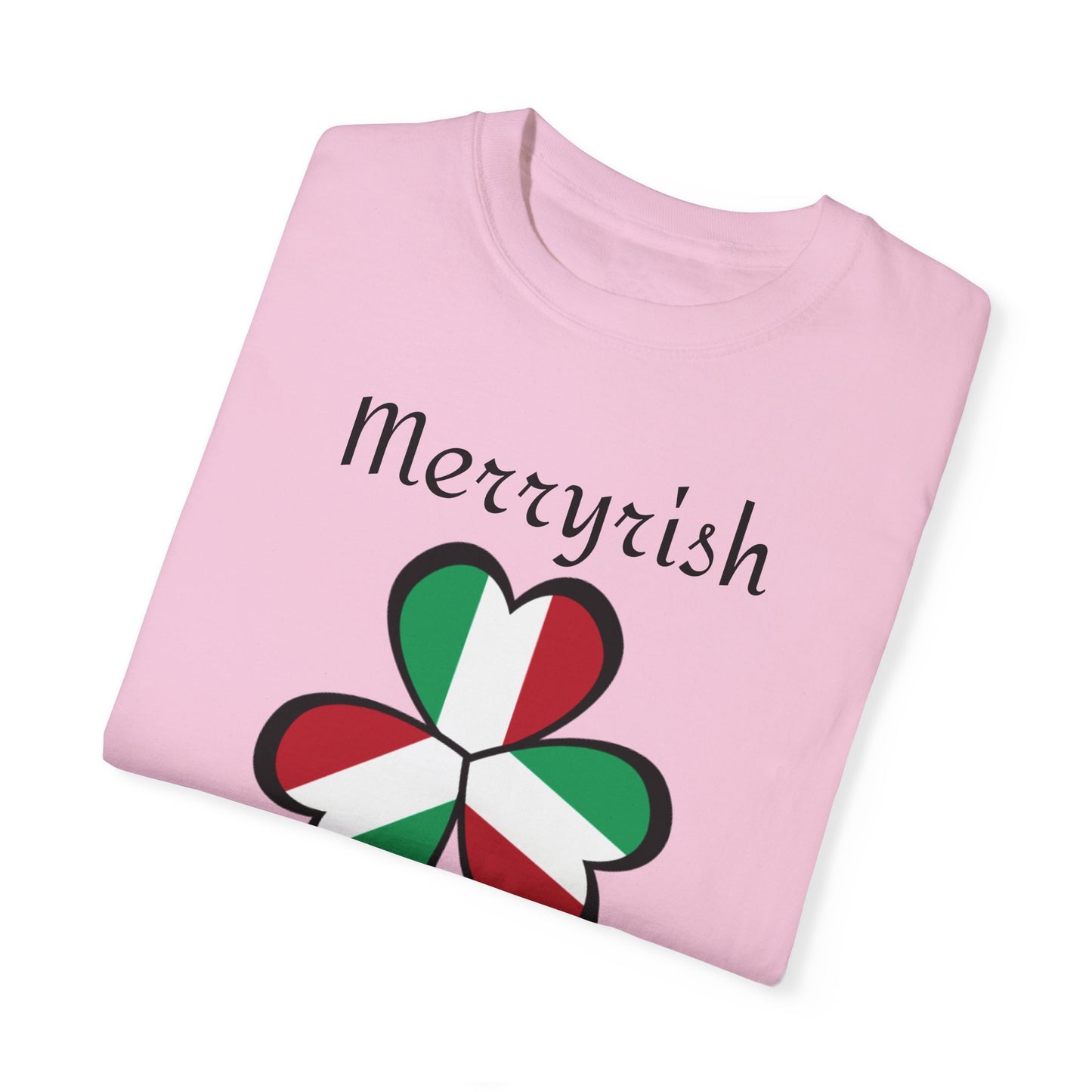 Merryirish Christmas, Unisex Garment-Dyed T-shirt