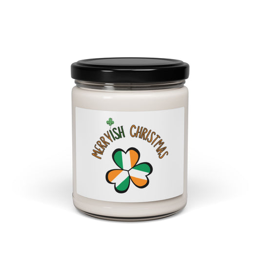 Merryish Irish Christmas  Soy Candle, 9oz