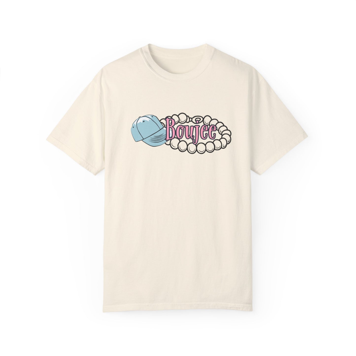 Boujee Pearls, Unisex Garment-Dyed T-shirt
