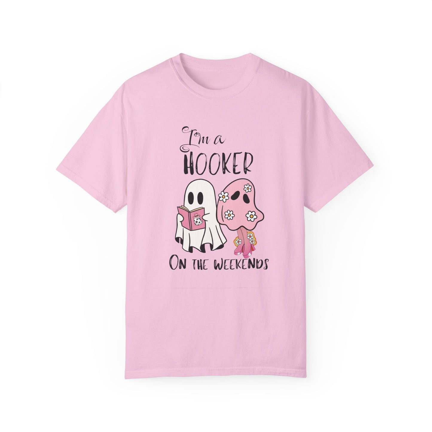 I love Girly Book Lover ghost T-shirt