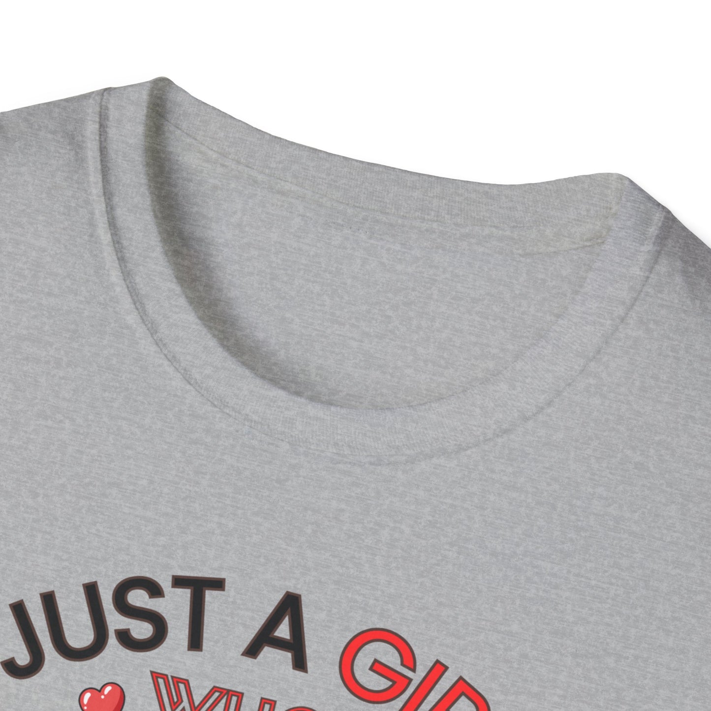 Just a Girl Cats, Unisex Softstyle T-Shirt