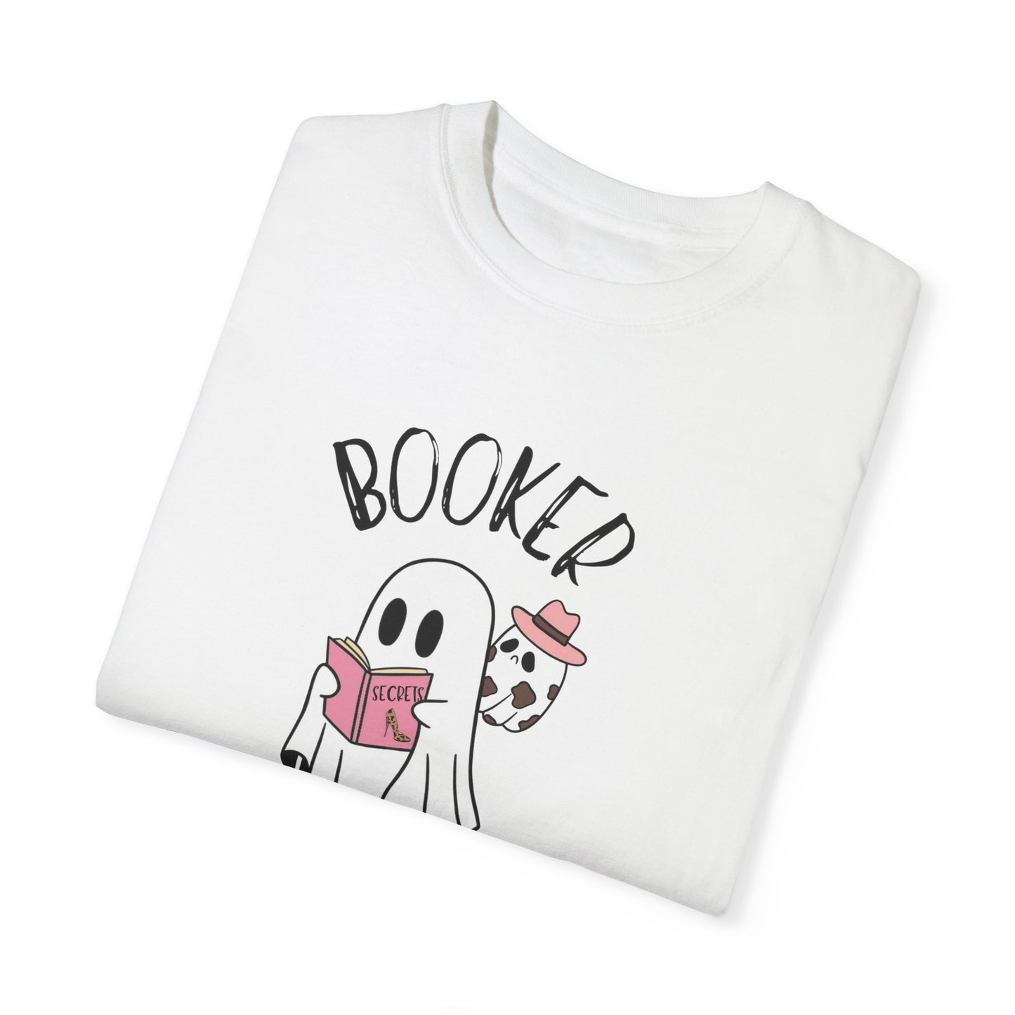 Booker Vibes Book Lover ghost T-shirt