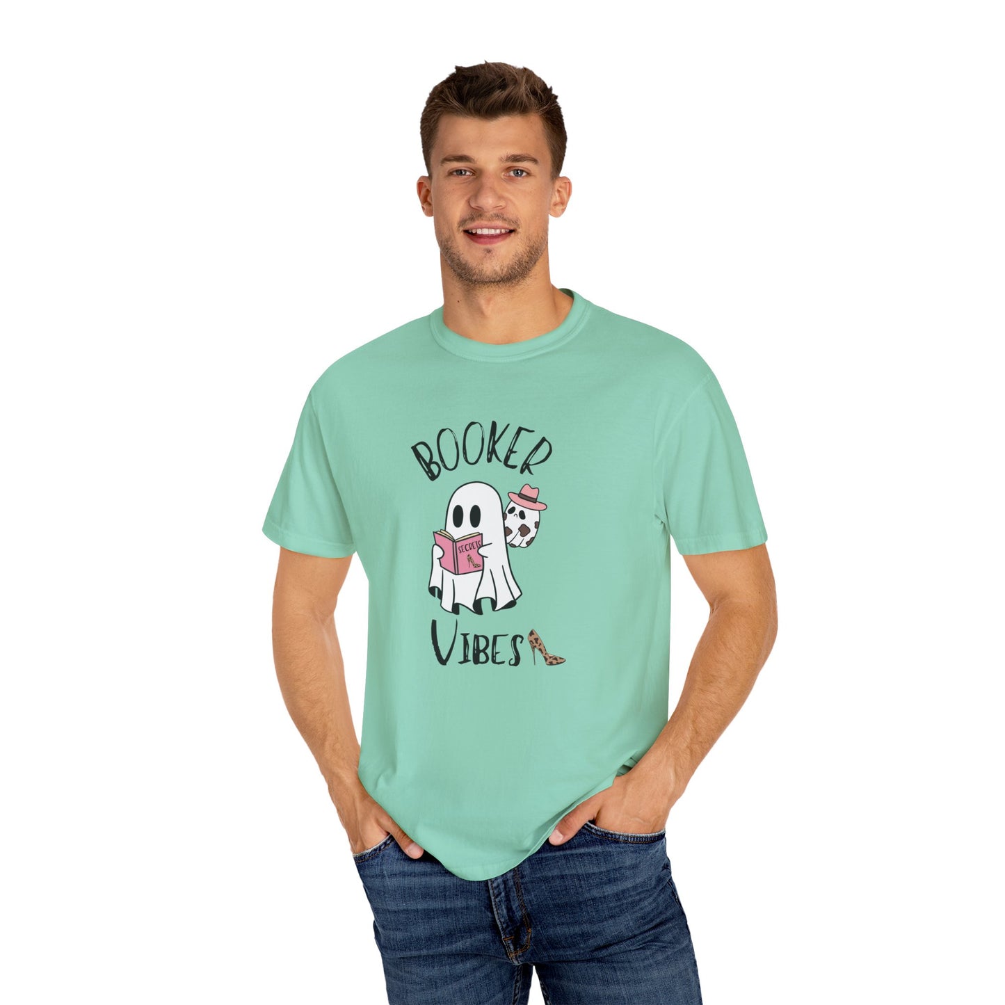 Booker Vibes Book Lover ghost T-shirt