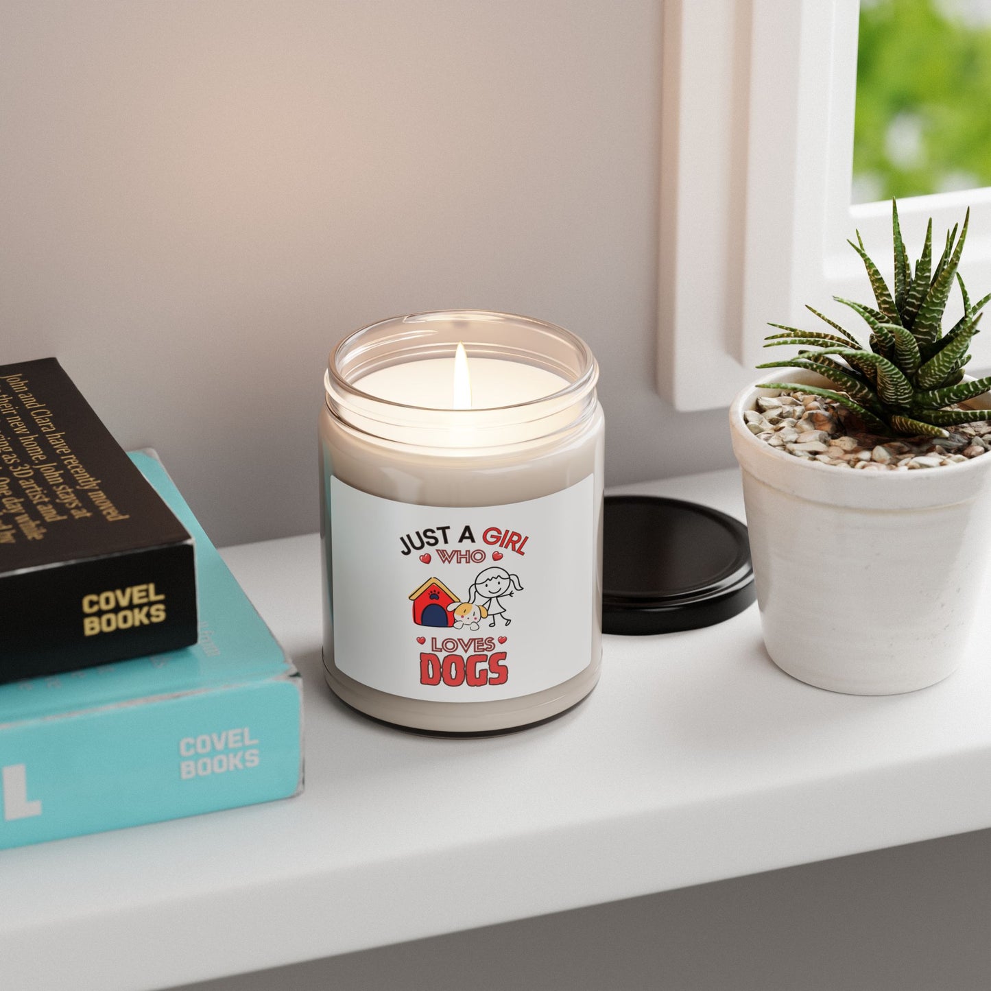 Just a Girl who loves Dogs, Soy Candle, 9oz