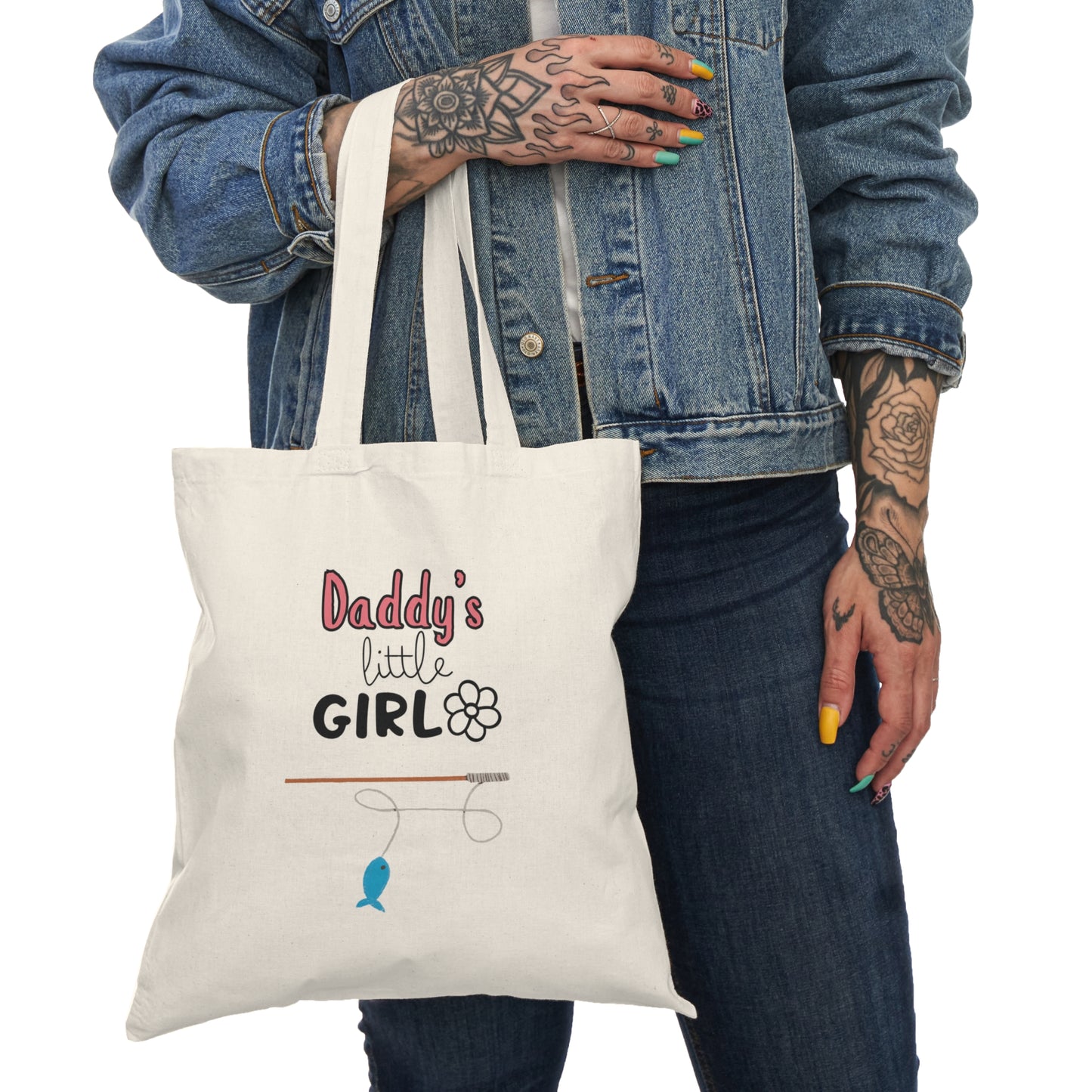 Daddy's Little Girl Fishing, Tote