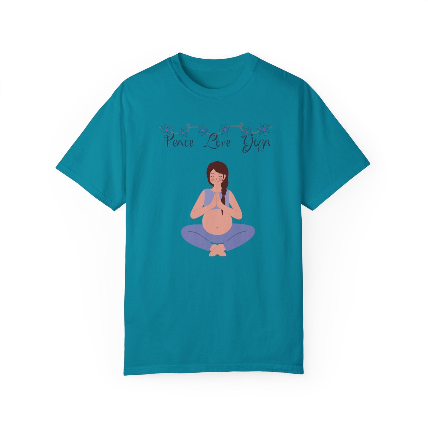 Peace Love and Pregnant Yoga Collection T- Shirt