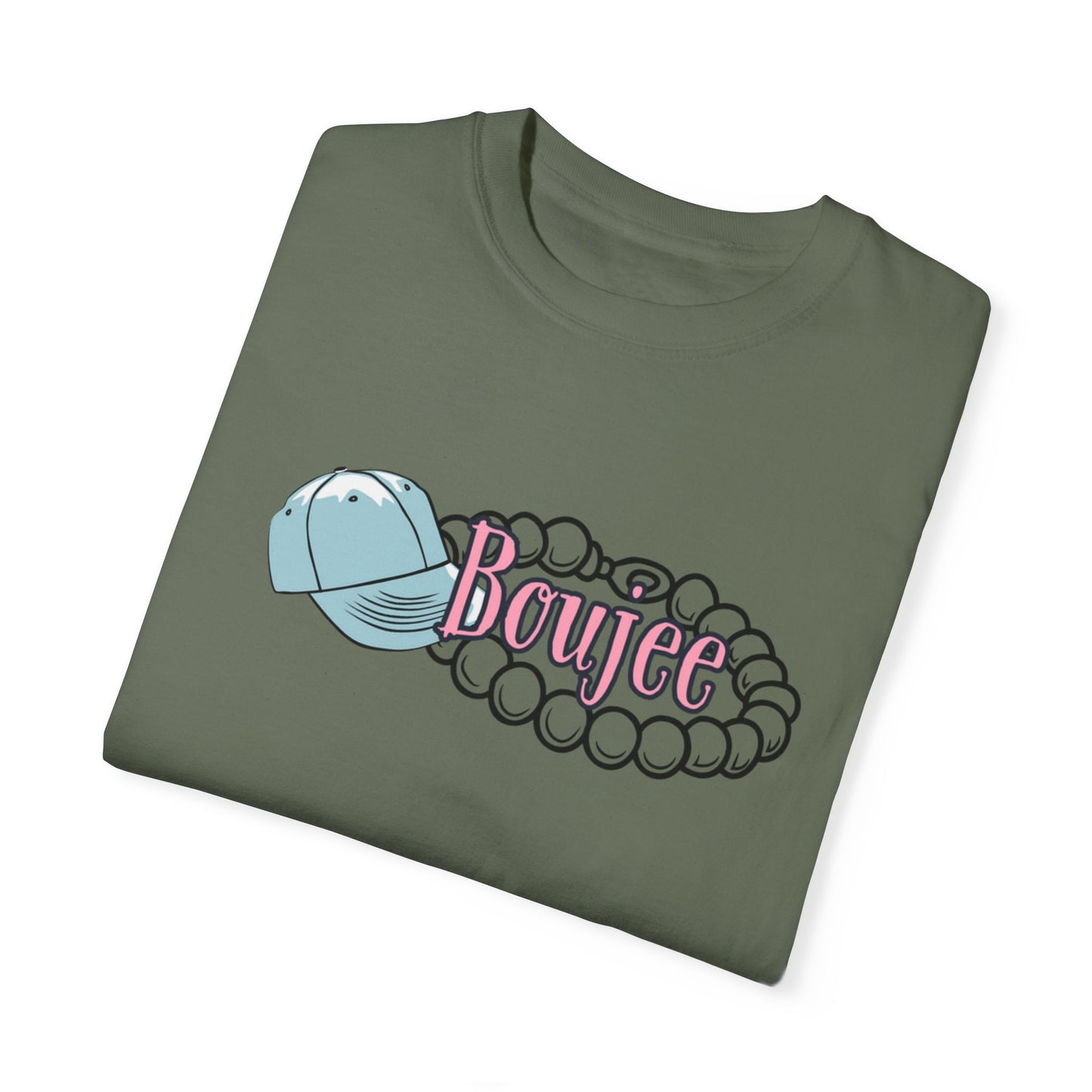 Boujee Pearls, Unisex Garment-Dyed T-shirt