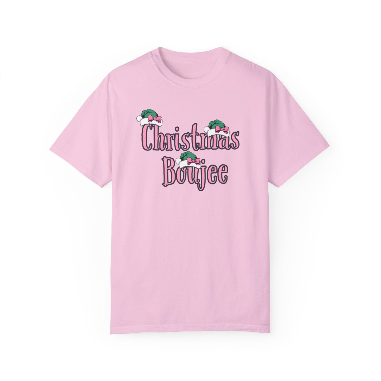 Copy of Christmas Boujee Momma T-shirt, Mom Boujee gift, Christmas Boujee shirt, Unisex Garment-Dyed T-shirt