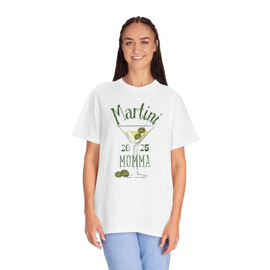 Martini Momma, Unisex Garment-Dyed T-shirt
