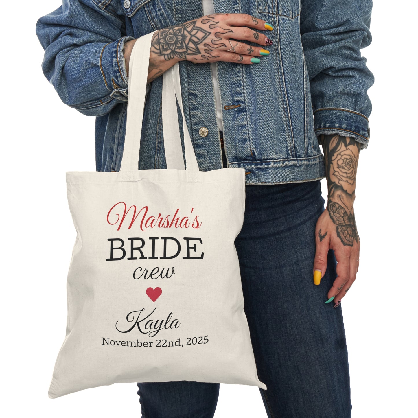 Personalized Bride Crew Tote