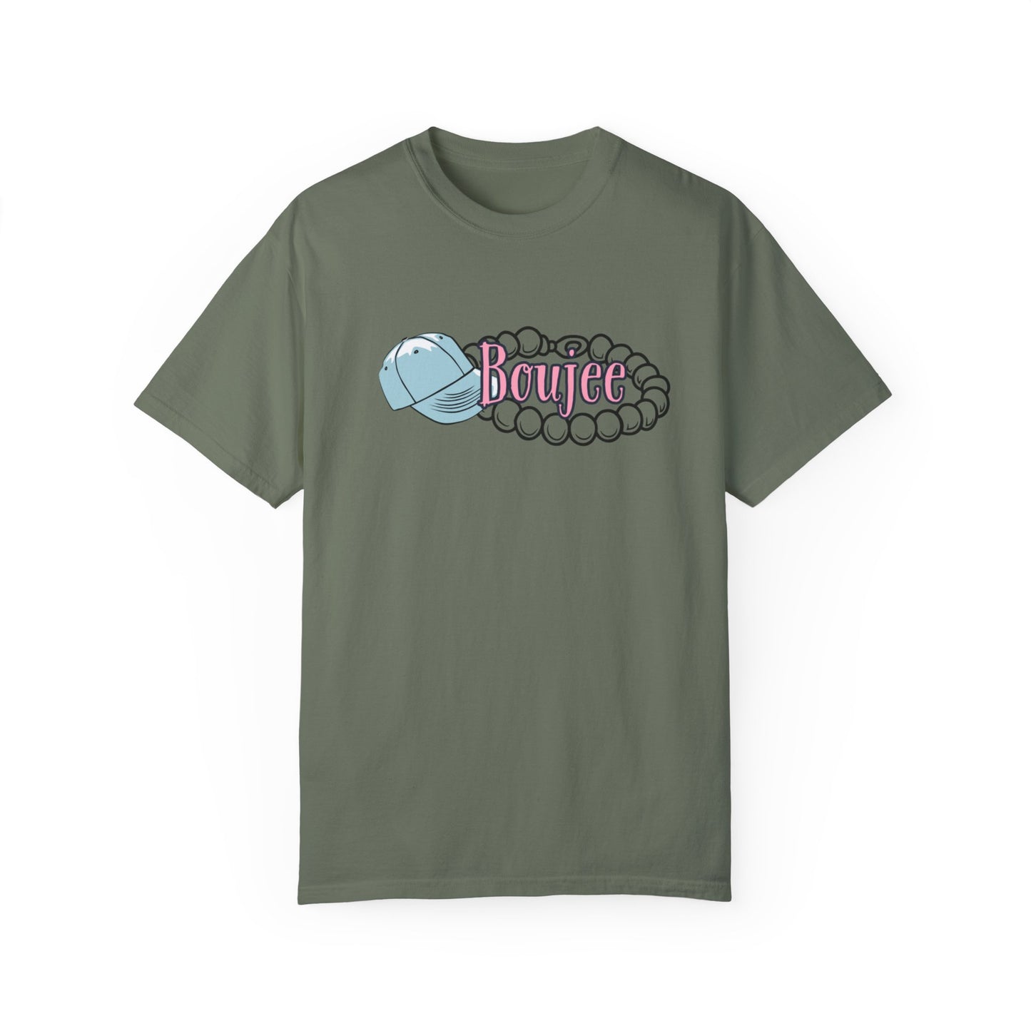 Boujee Pearls, Unisex Garment-Dyed T-shirt