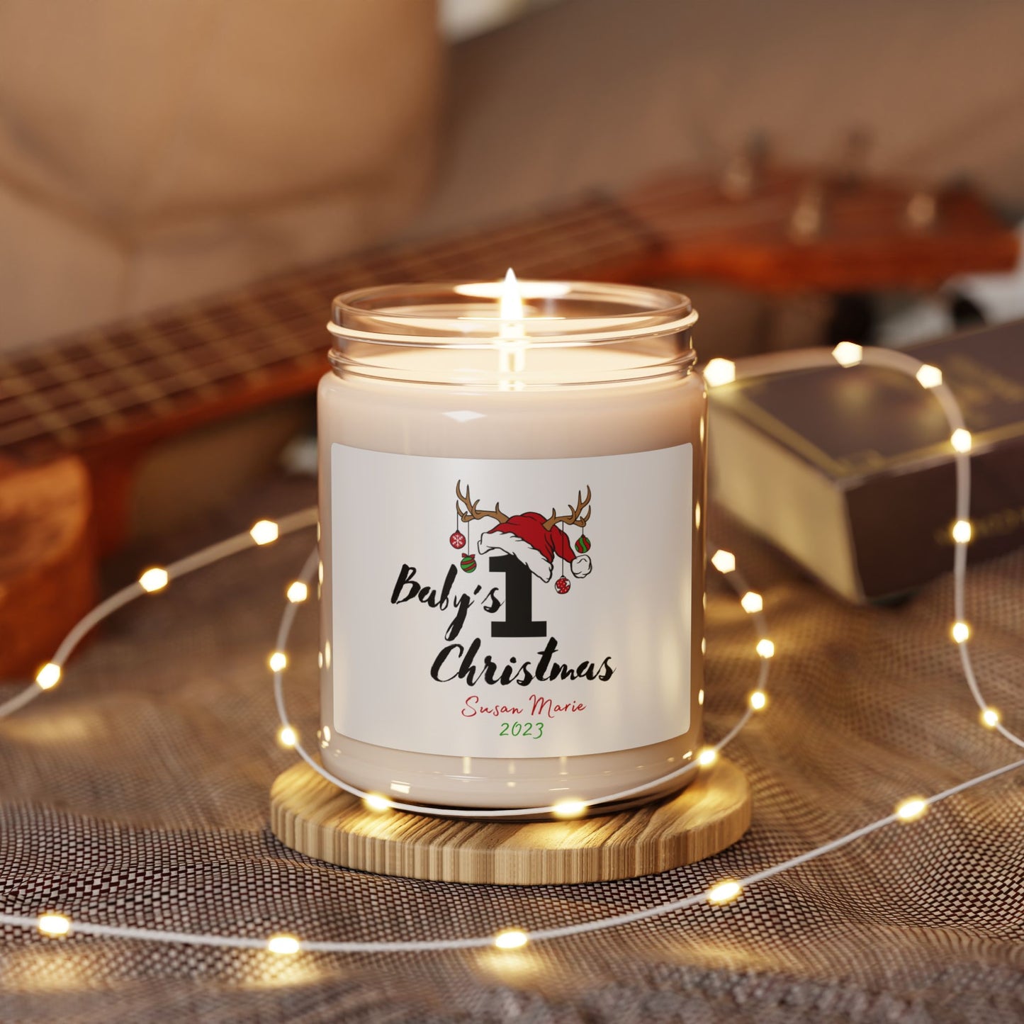 Baby's 1st Christmas Soy Candle, 9oz