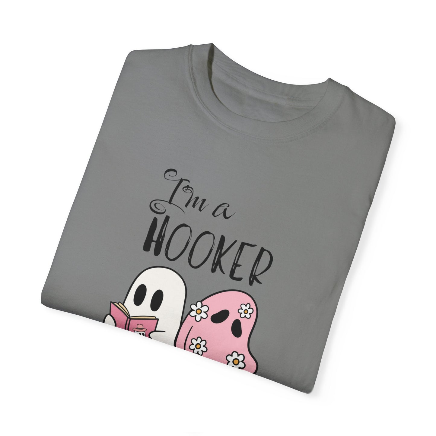 I love Girly Book Lover ghost T-shirt