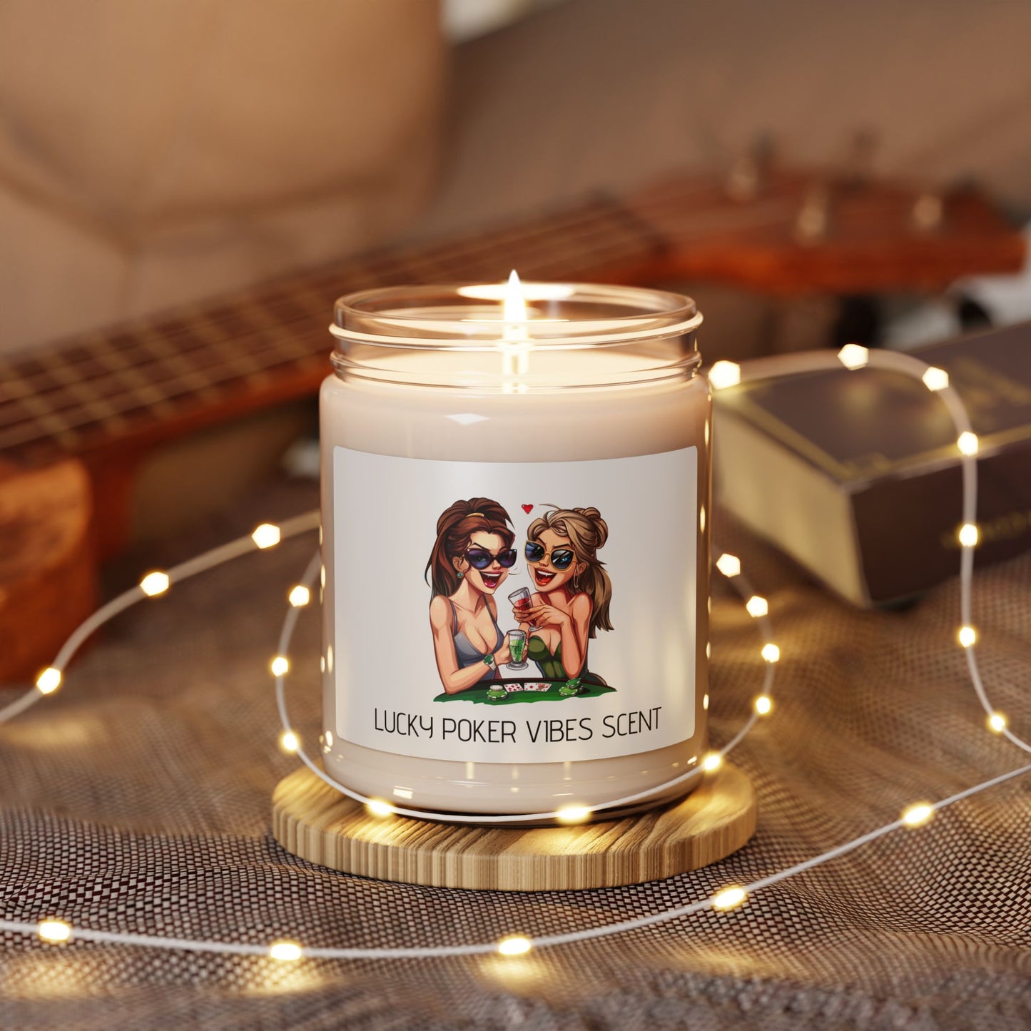 Lucky Poker Vibes Soy Candle, 9oz