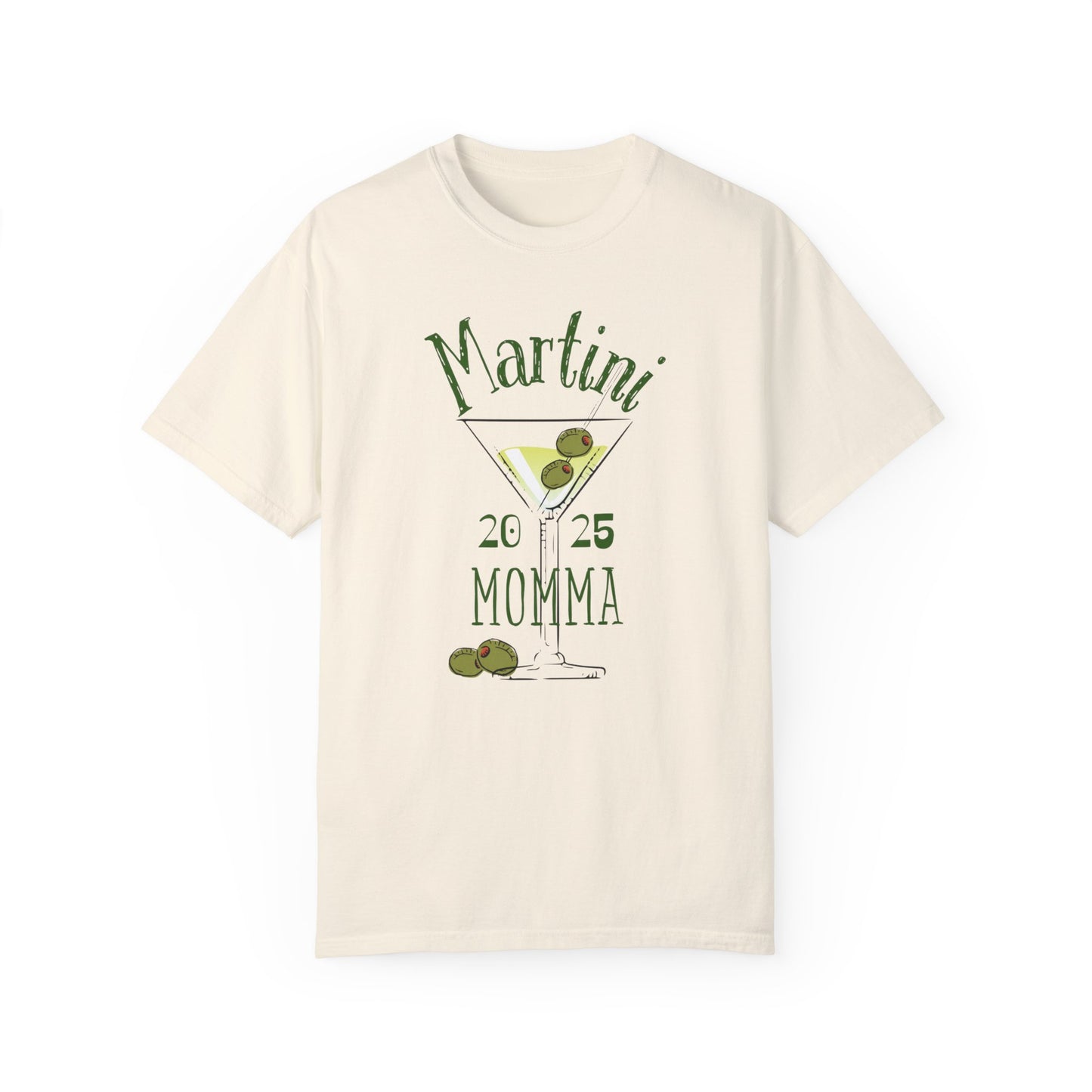 Martini Momma, Unisex Garment-Dyed T-shirt