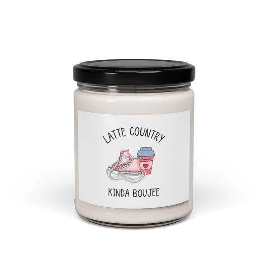 Latte Country  Boujee  Soy Candle, 9oz