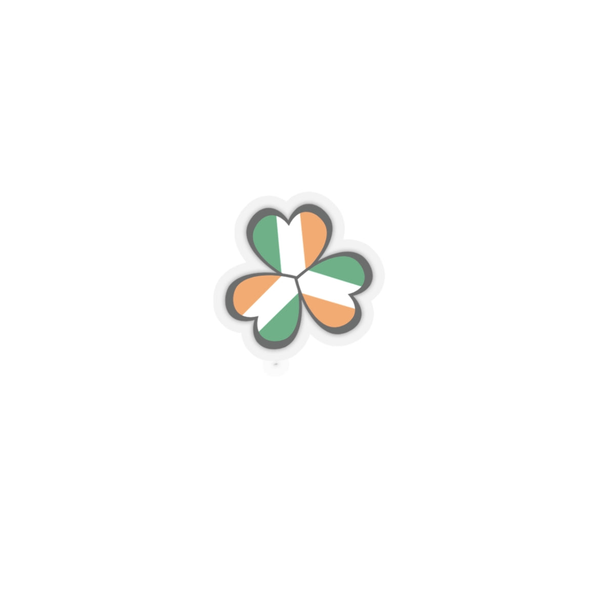 St. Patricks Day Clover, Kiss Cut Stickers