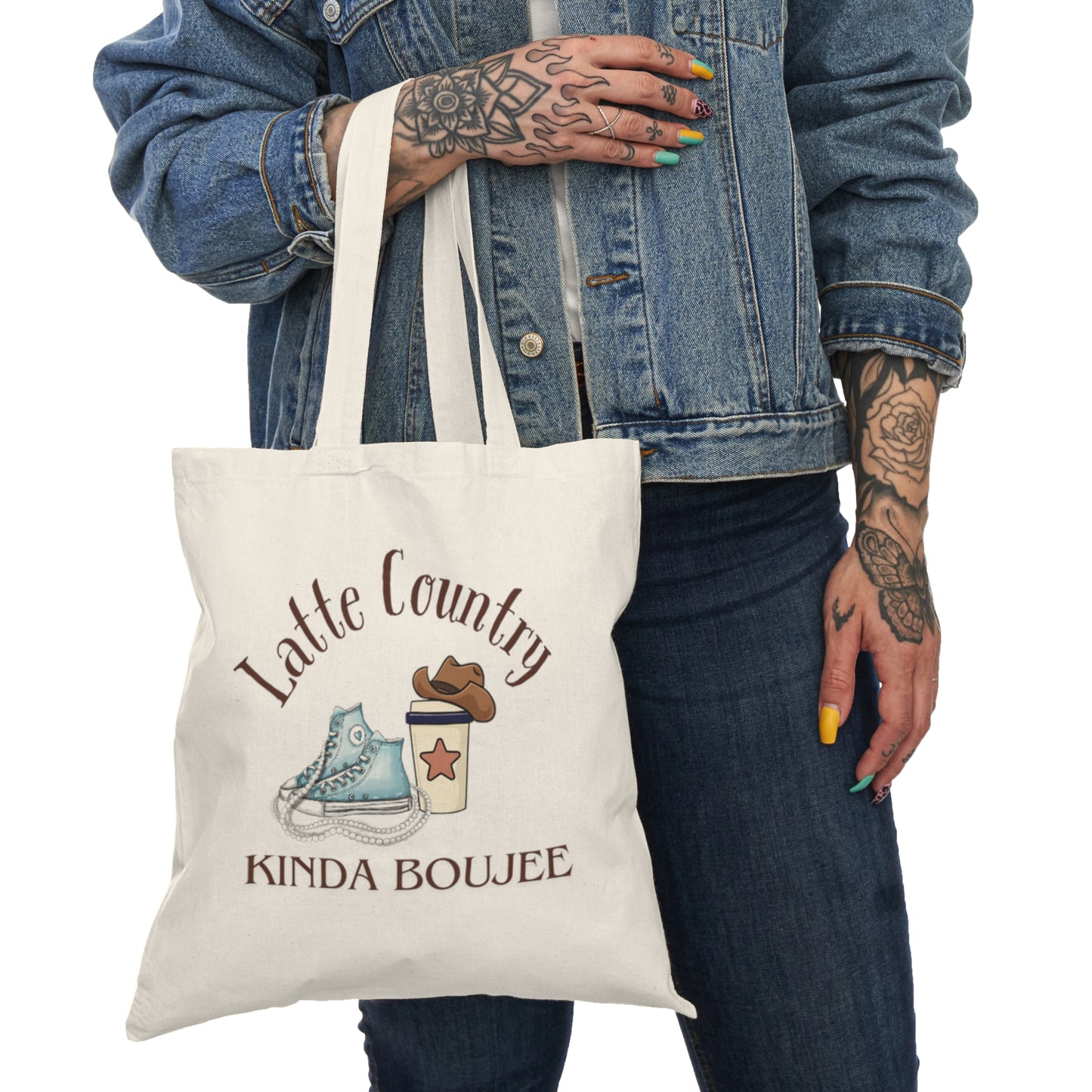 Latte Country Kinda Boujee Tote