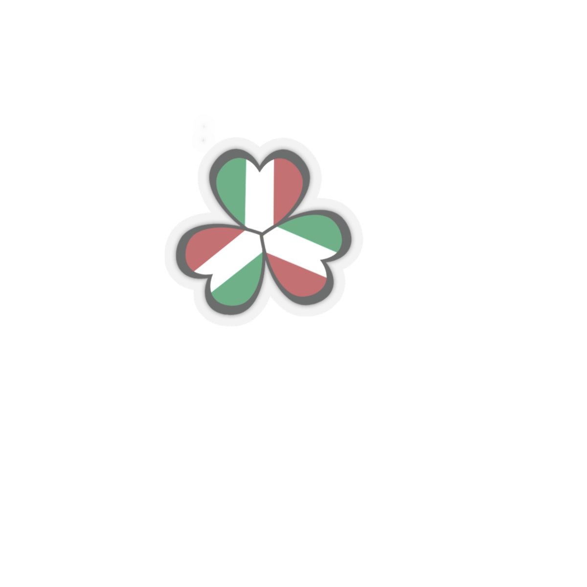 St. Patricks Day Clover, Kiss Cut Stickers