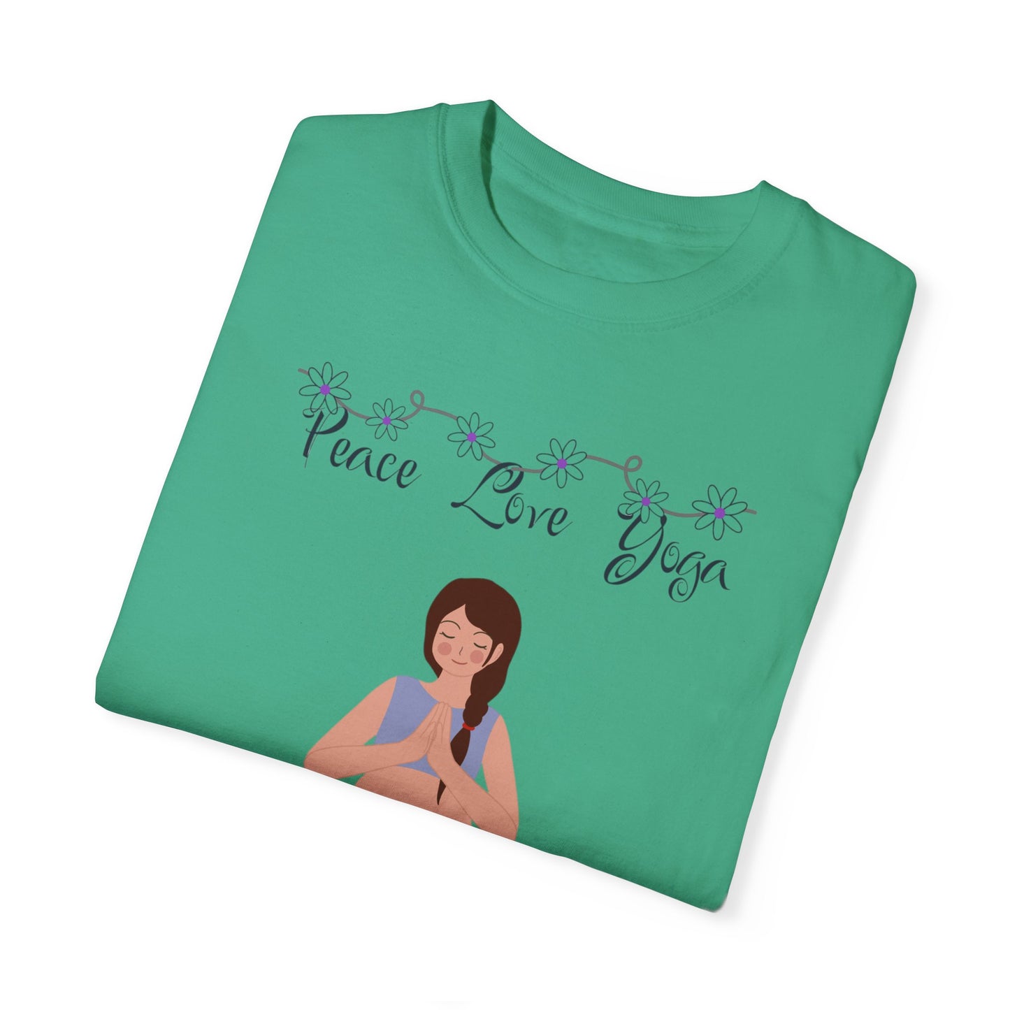 Peace Love and Pregnant Yoga Collection T- Shirt
