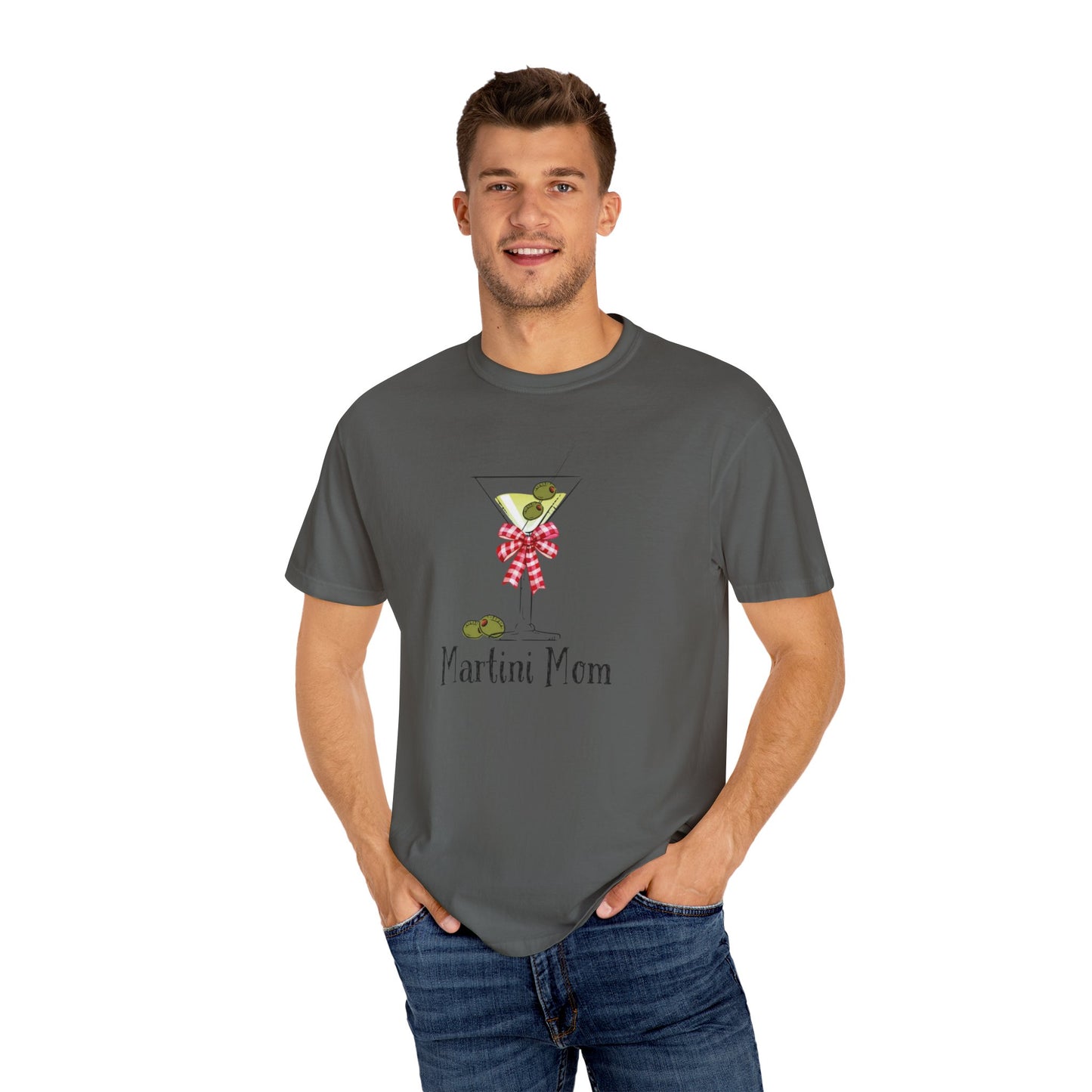 Martini Mom, Unisex Garment-Dyed T-shirt
