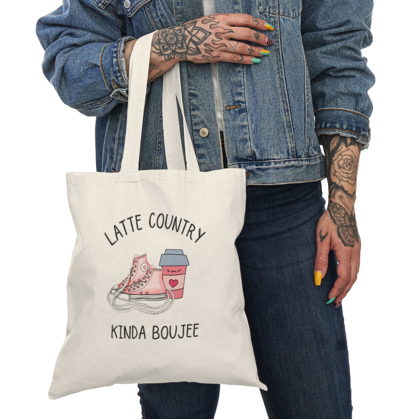 Latte Country Kinda Boujee Tote