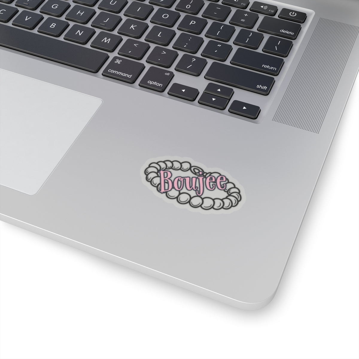 Boujee and Pearls, Kiss Cut Stickers