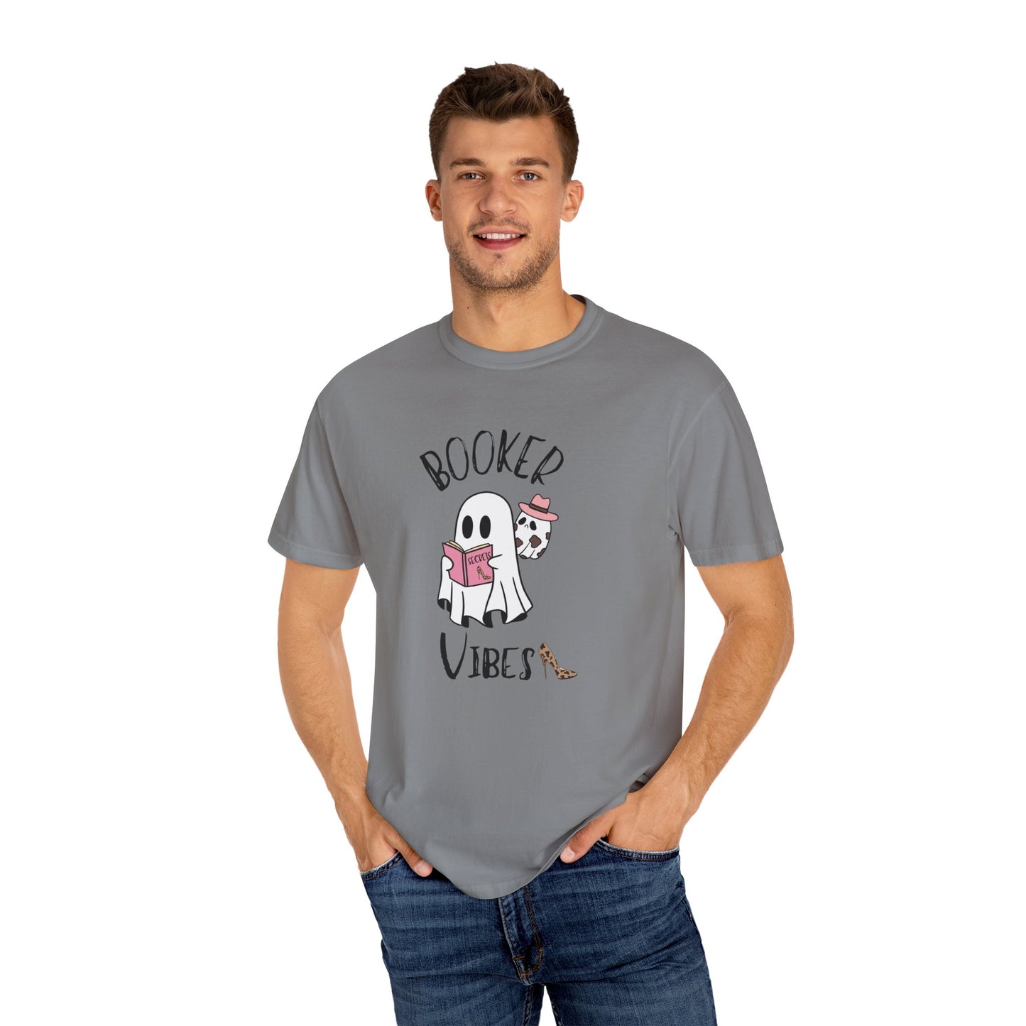 Booker Vibes Book Lover ghost T-shirt