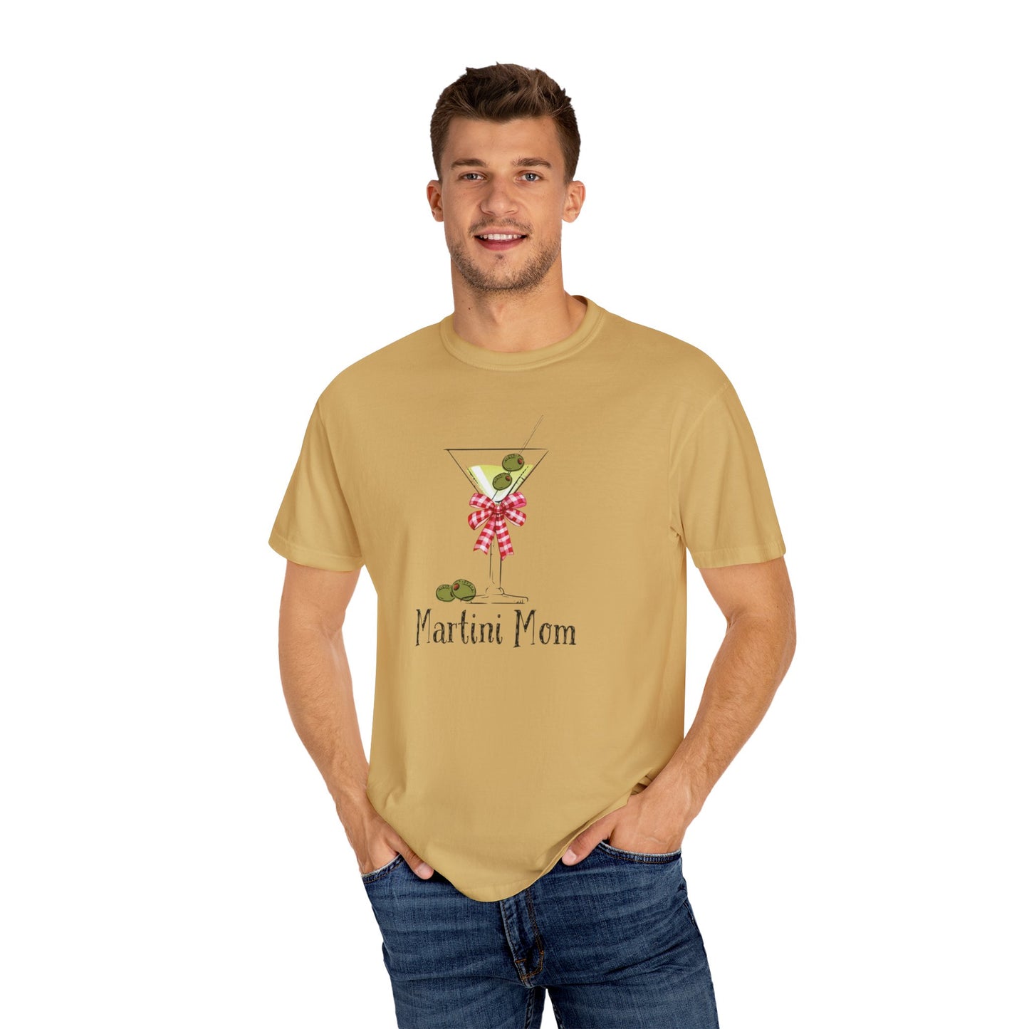 Martini Mom, Unisex Garment-Dyed T-shirt