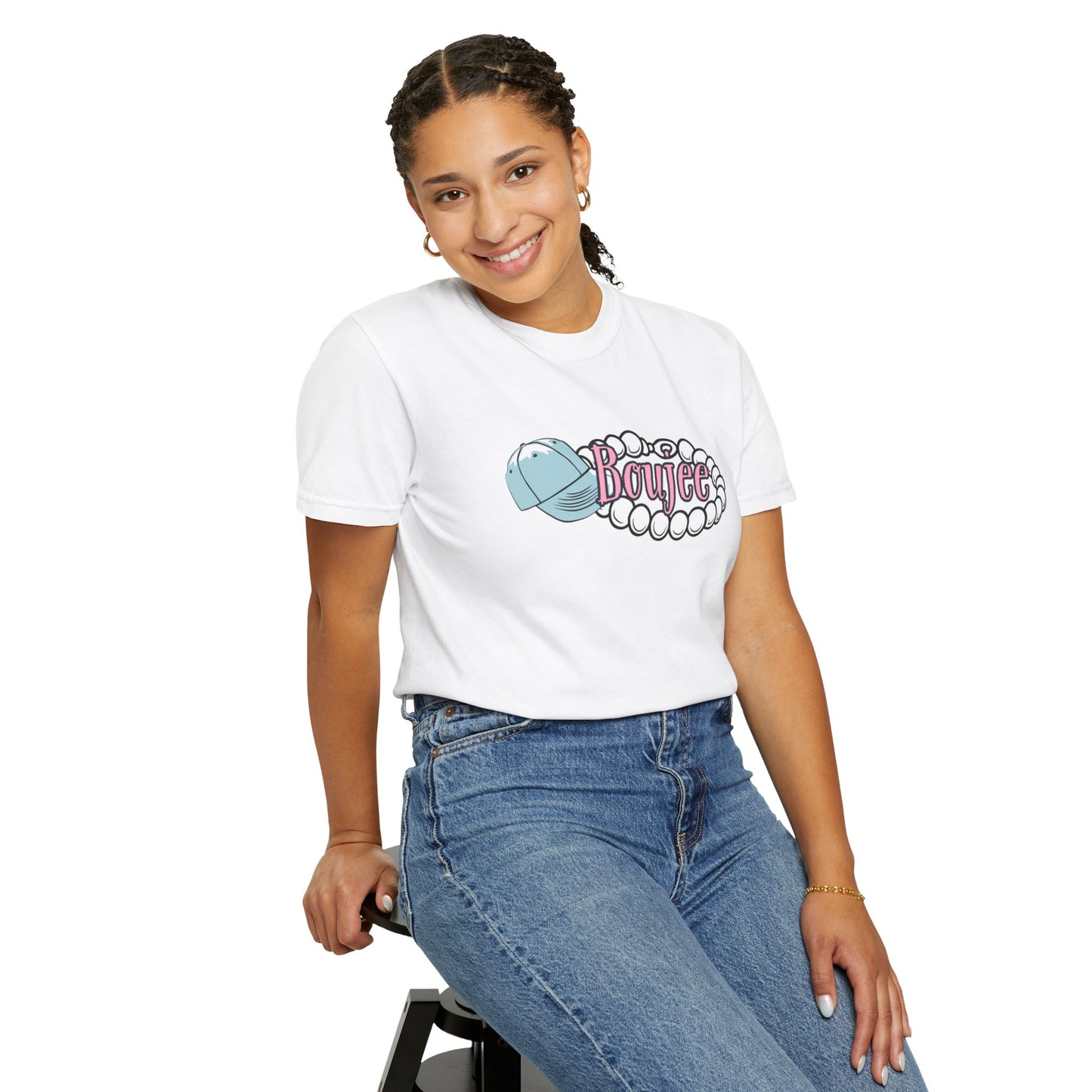 Boujee Pearls, Unisex Garment-Dyed T-shirt