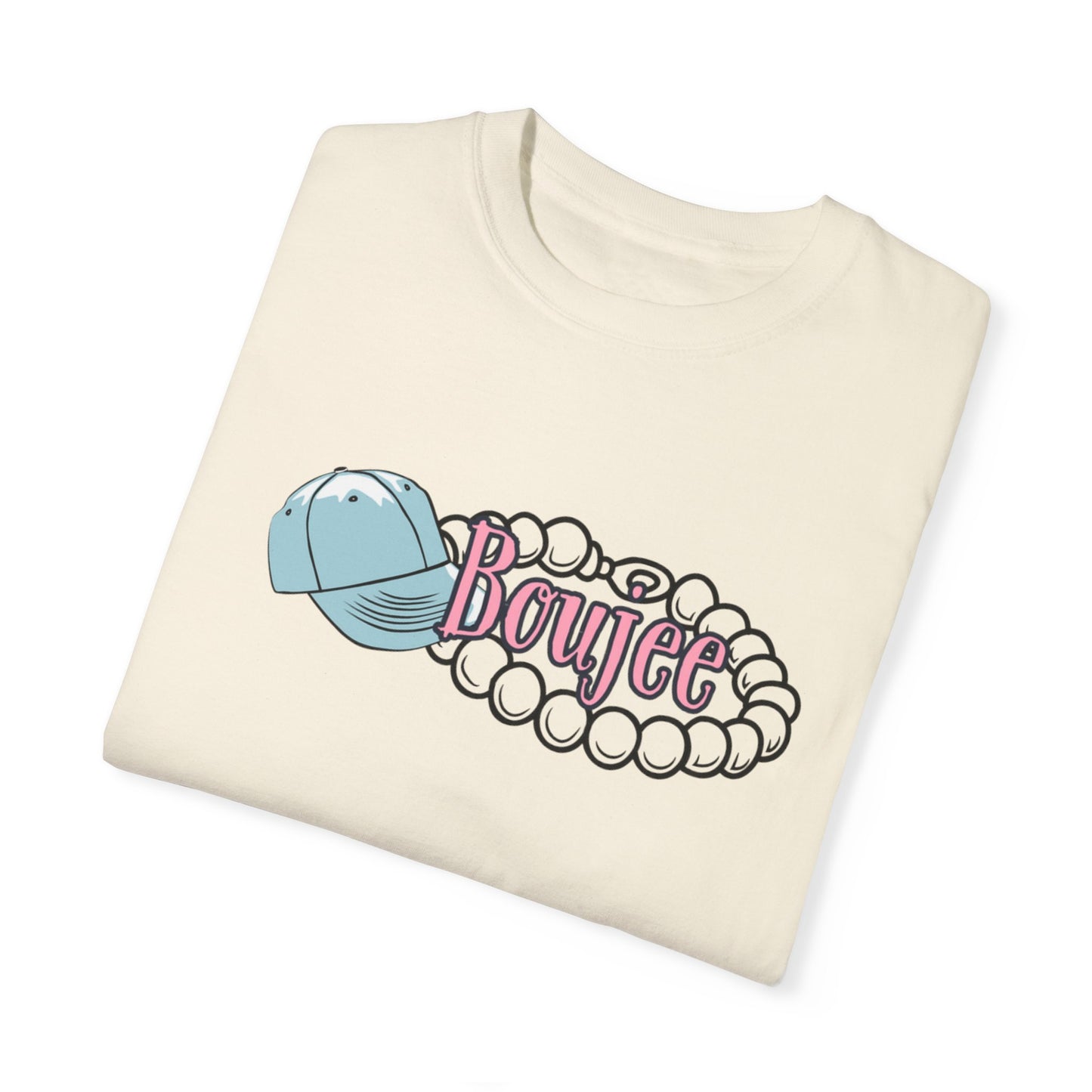 Boujee Pearls, Unisex Garment-Dyed T-shirt