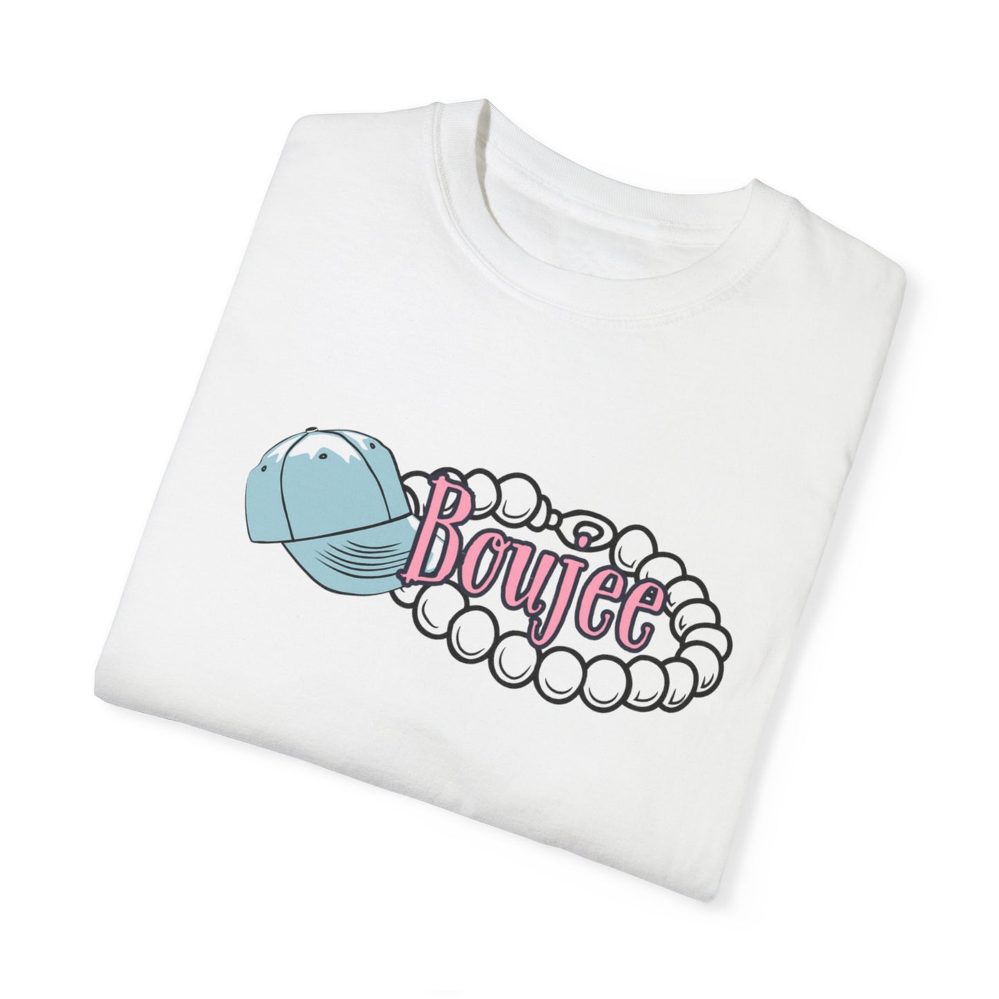Boujee Pearls, Unisex Garment-Dyed T-shirt