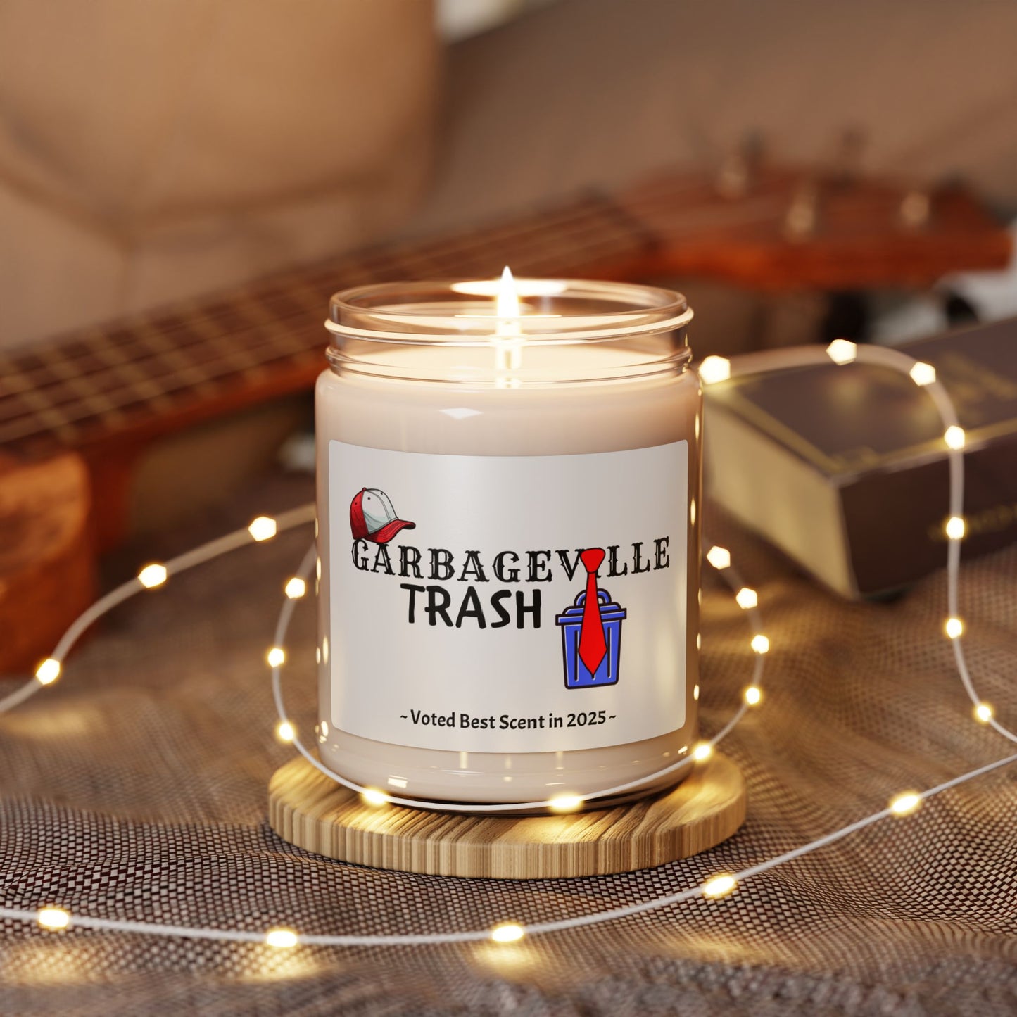 Trump Garbageville Country  American  Soy Candle, 9oz