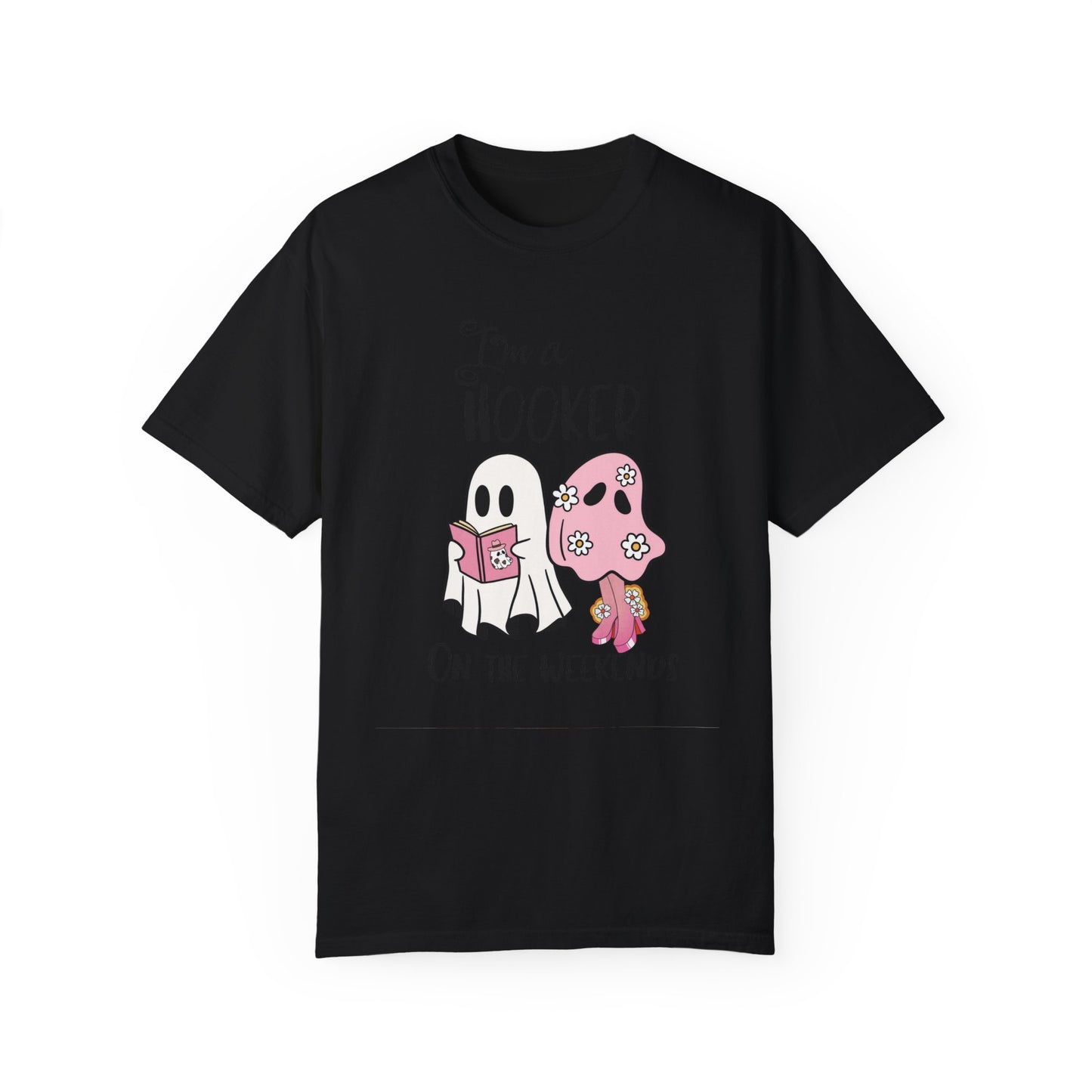 I love Girly Book Lover ghost T-shirt