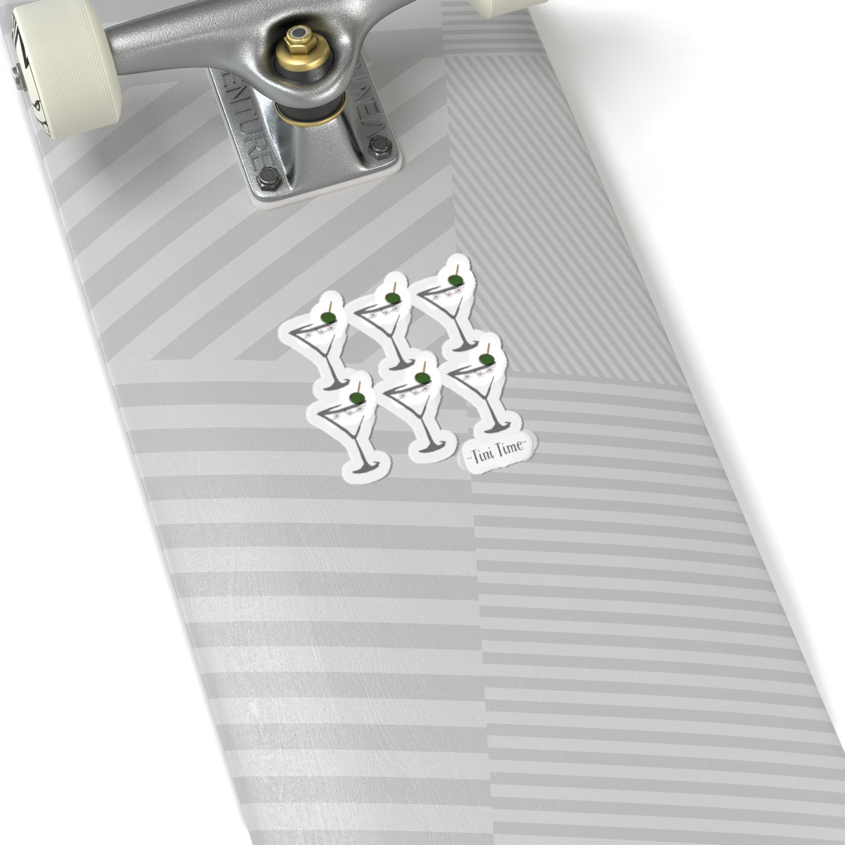 Martini Time, Dirty-Kiss Cut Stickers
