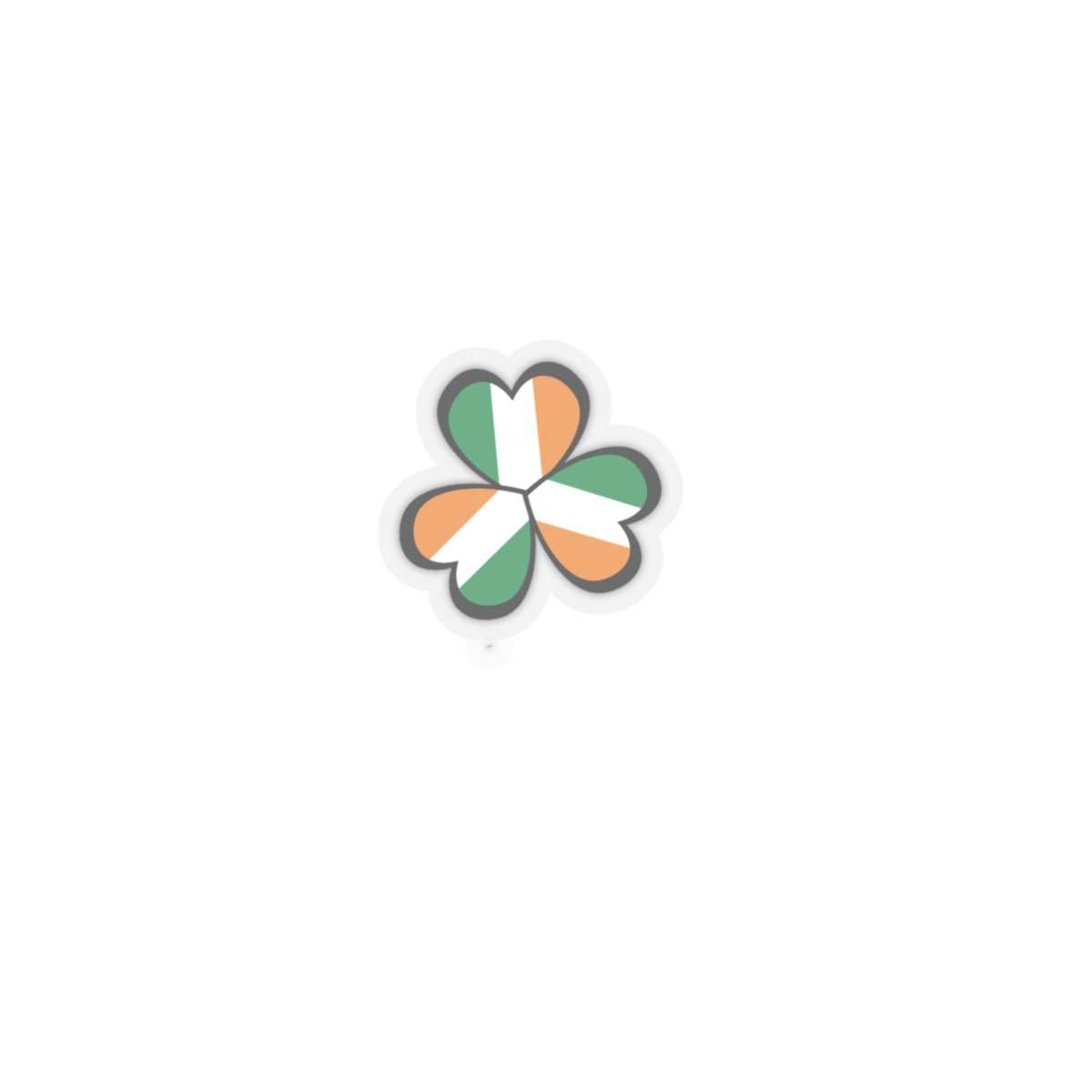 St. Patricks Day Clover, Kiss Cut Stickers