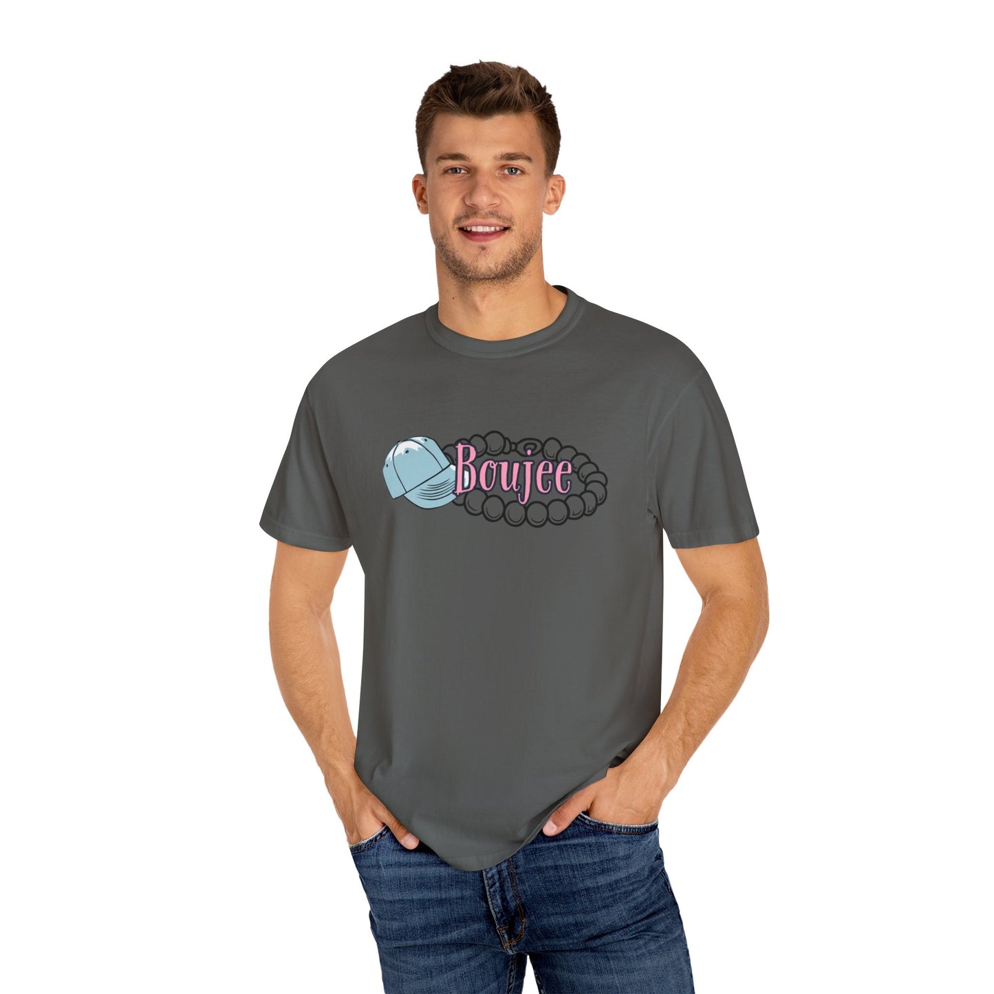 Boujee Pearls, Unisex Garment-Dyed T-shirt